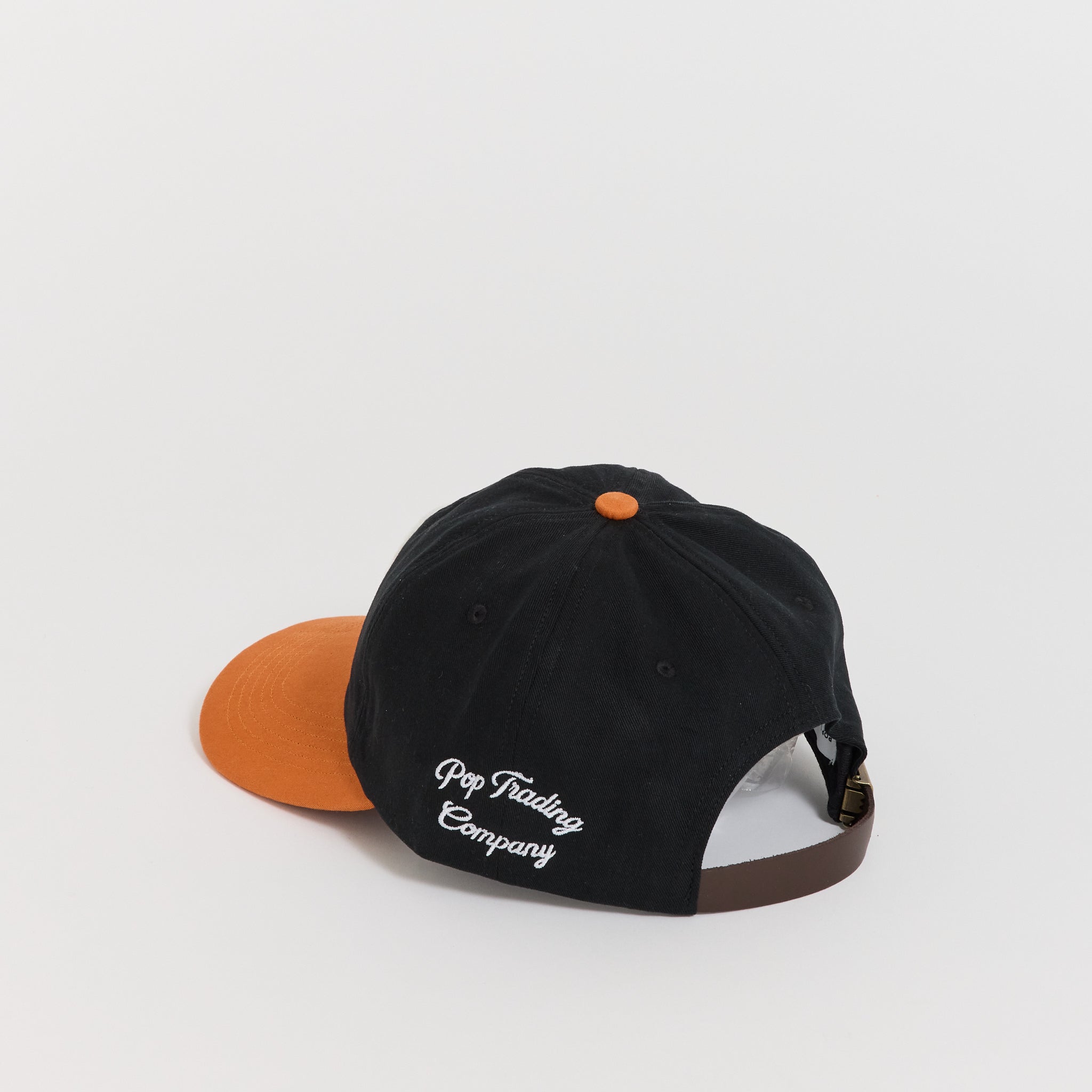 Pop Trading Company | O Sixpanel Hat Black/Cinnamon Stick | Maplestore