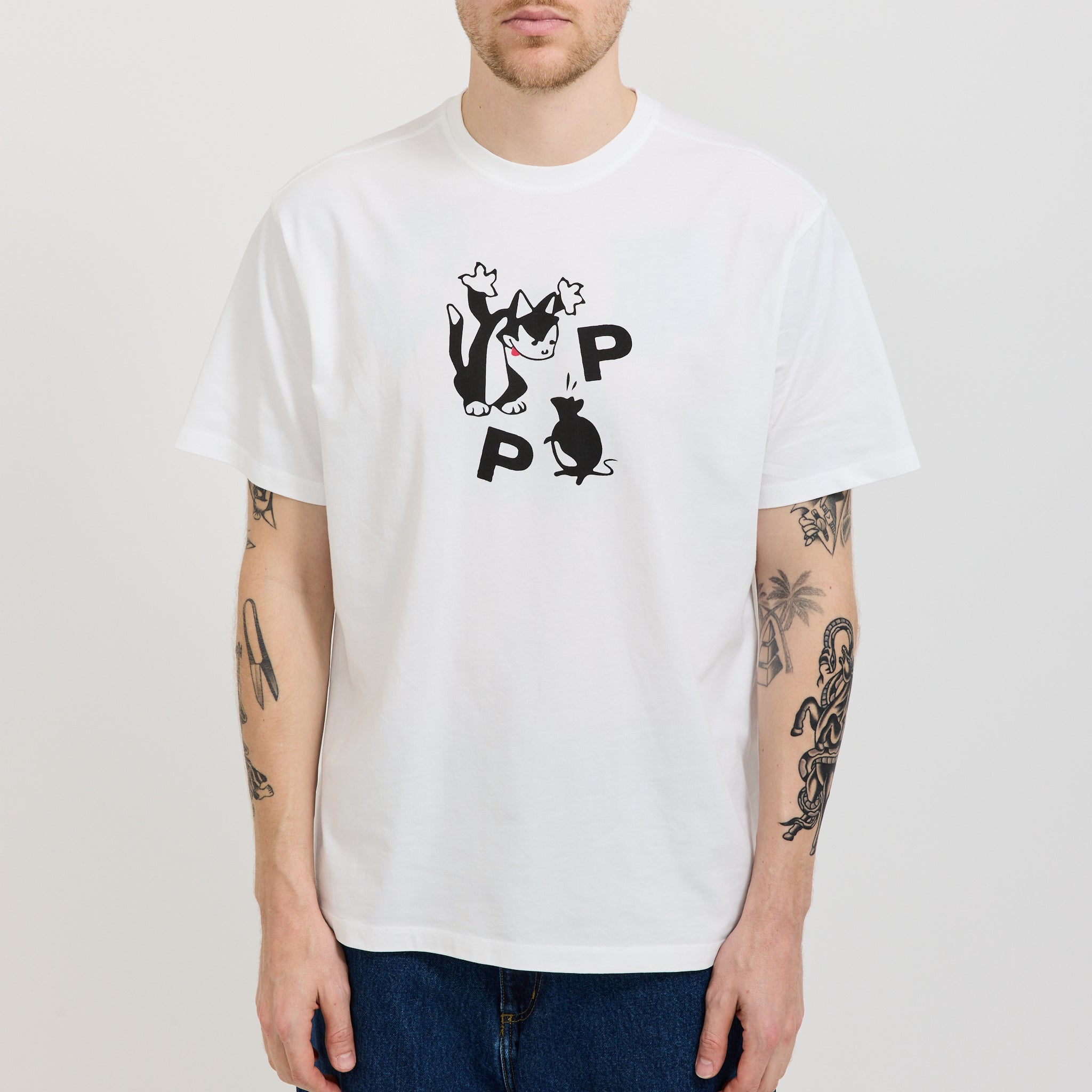 Pop Catch T-Shirt White