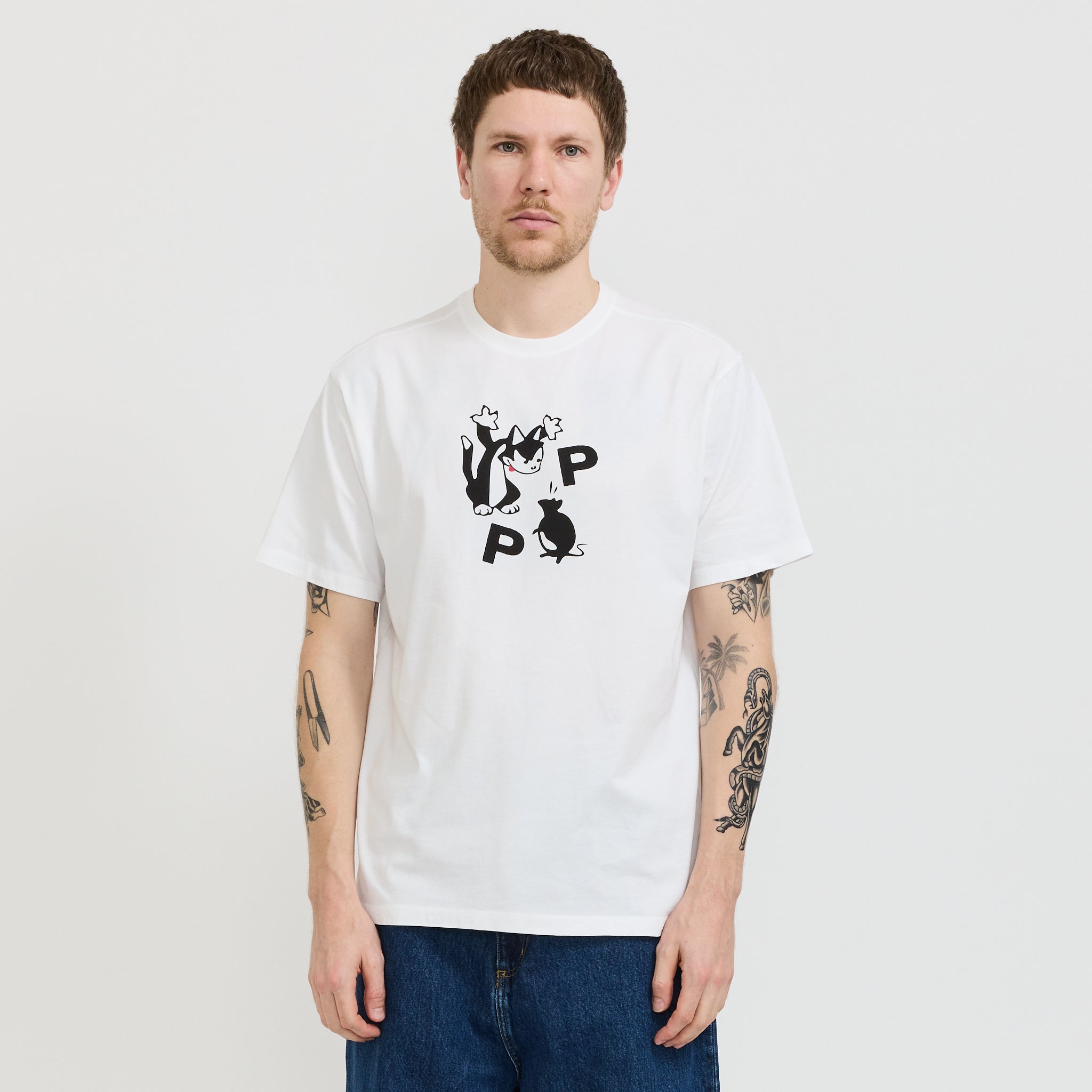 Pop Catch T-Shirt White