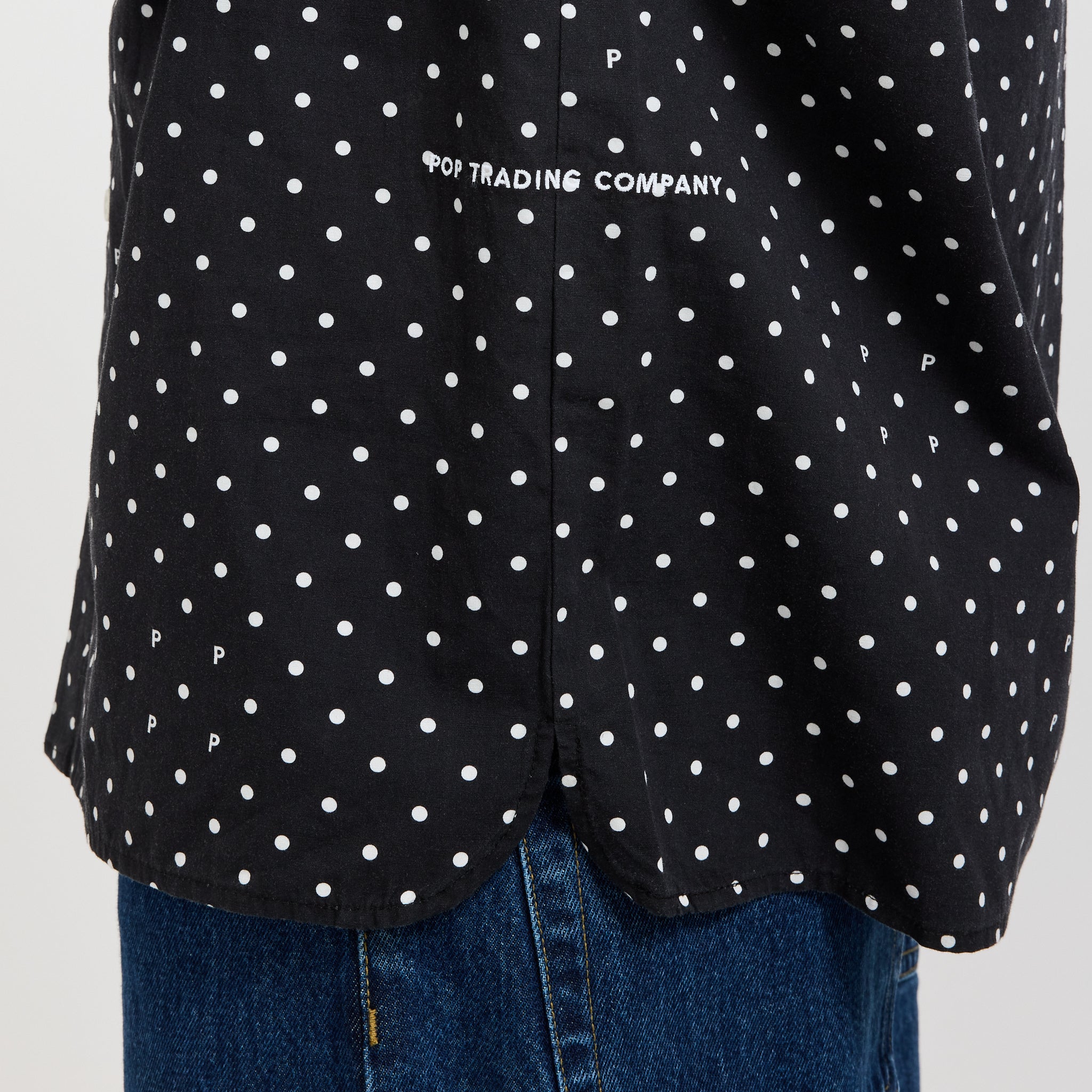 Polkadot Shirt Black/White