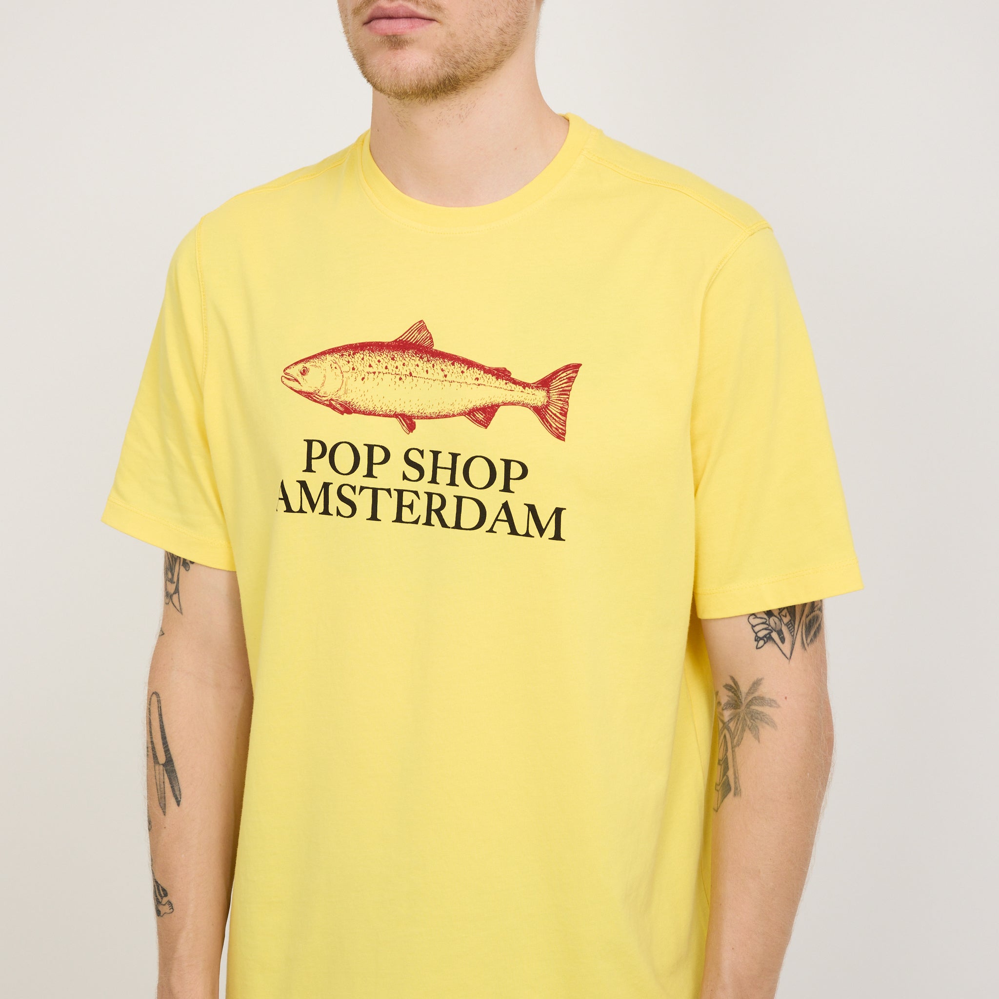 Pop Trading Company | Amsterdam Shop T-Shirt Minion Yellow | Maplestore
