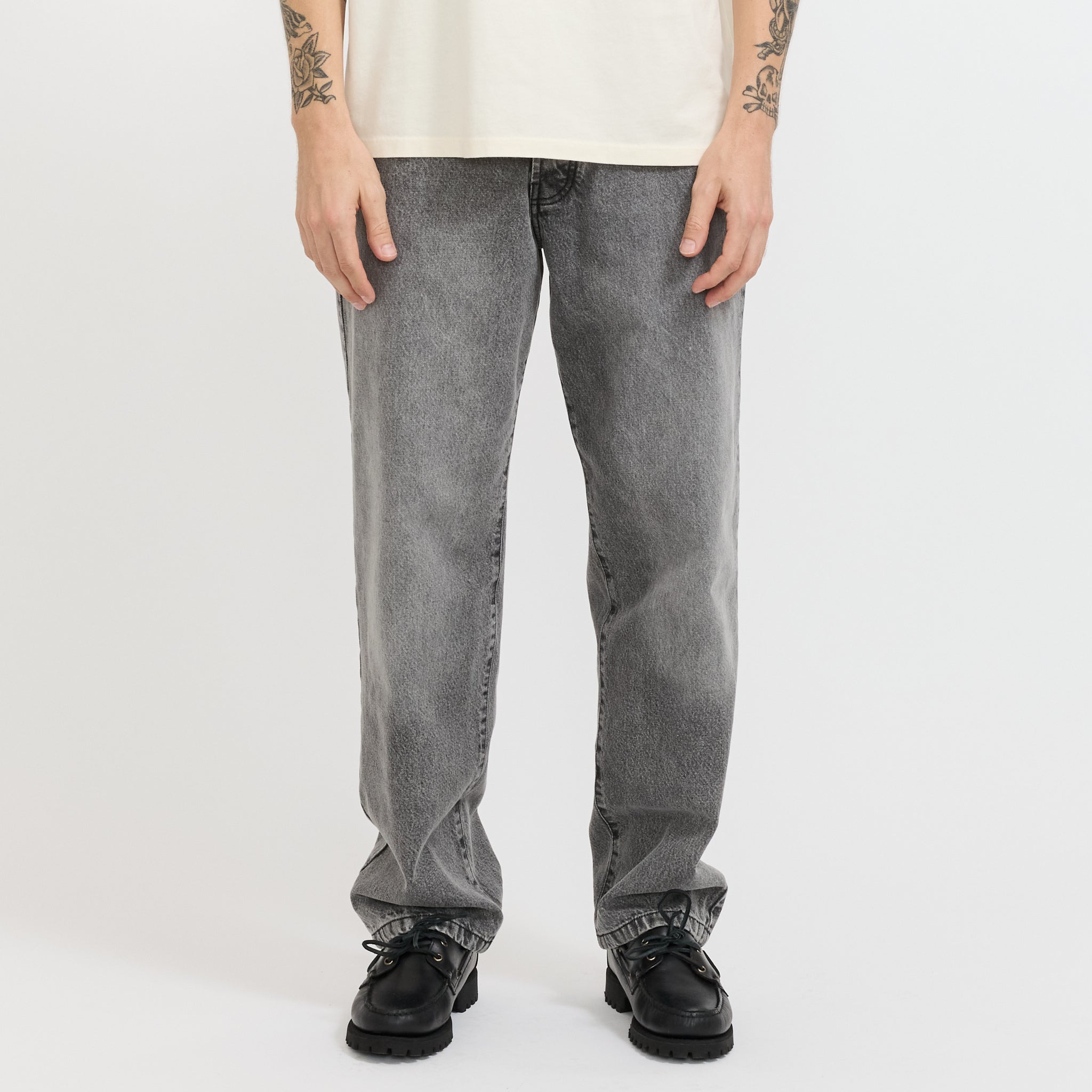 Drs Denim Pants Light Grey