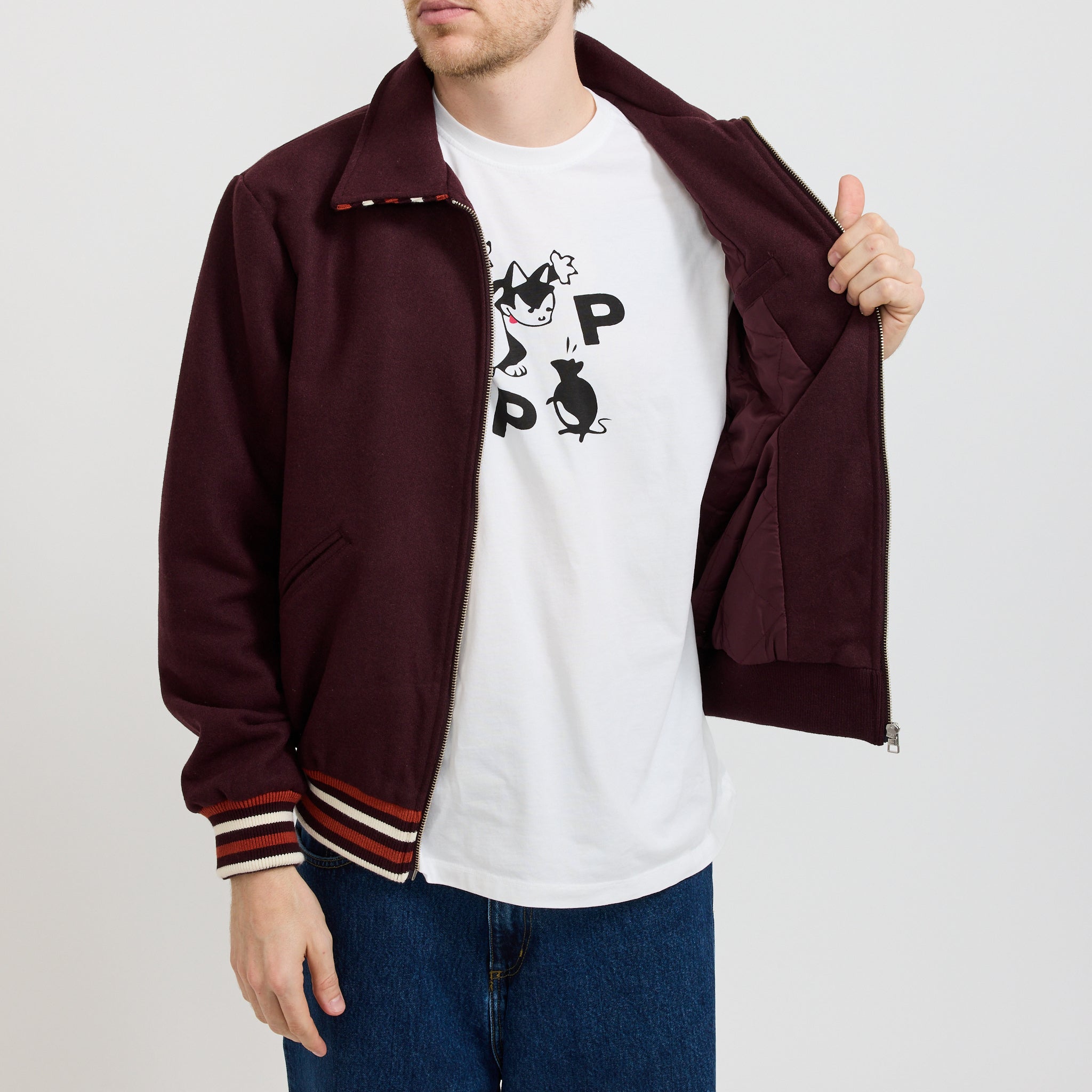 Pop Trading Company | Varsity Jacket Fudge | Maplestore