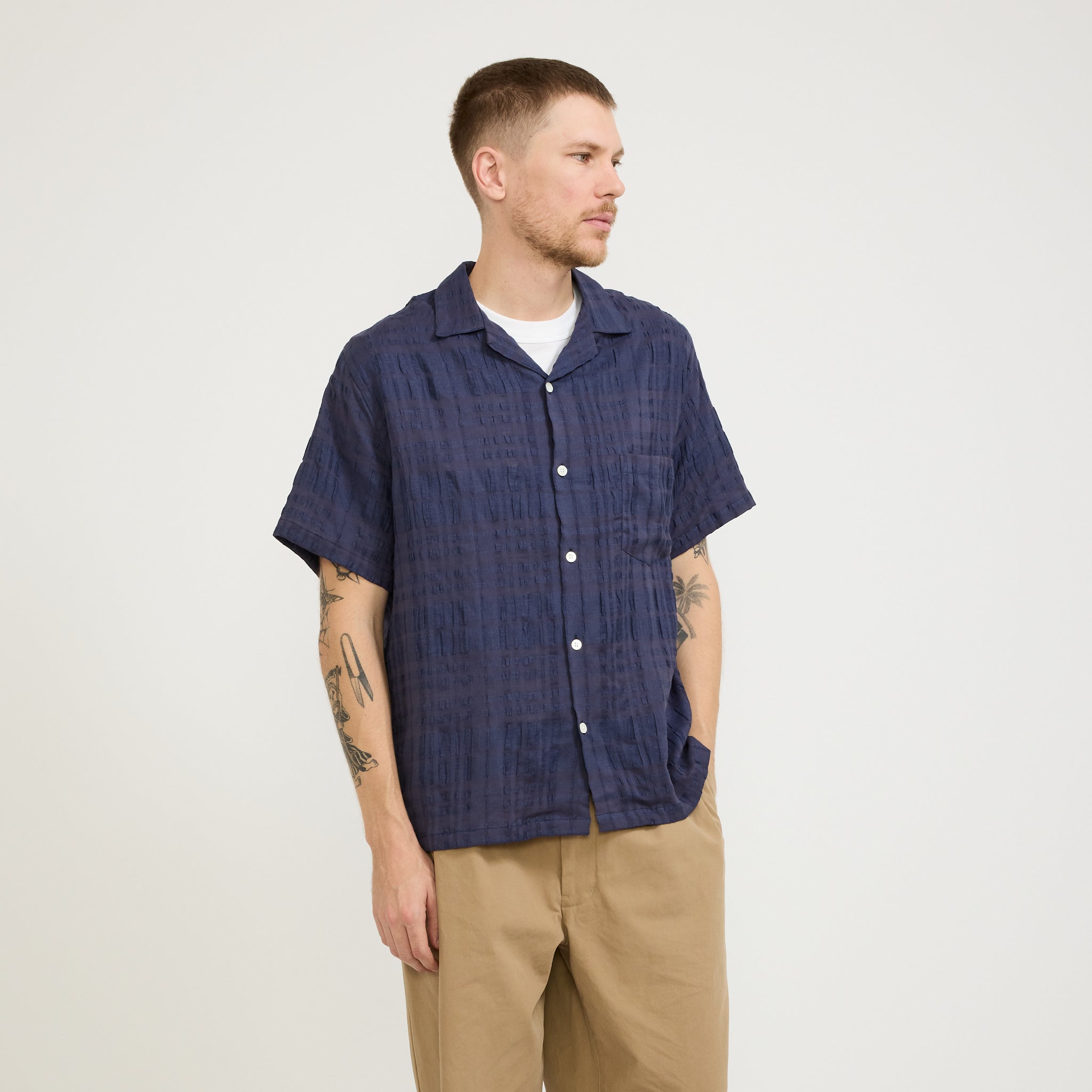 Portuguese Flannel | Crupao Shirt Ink | Maplestore