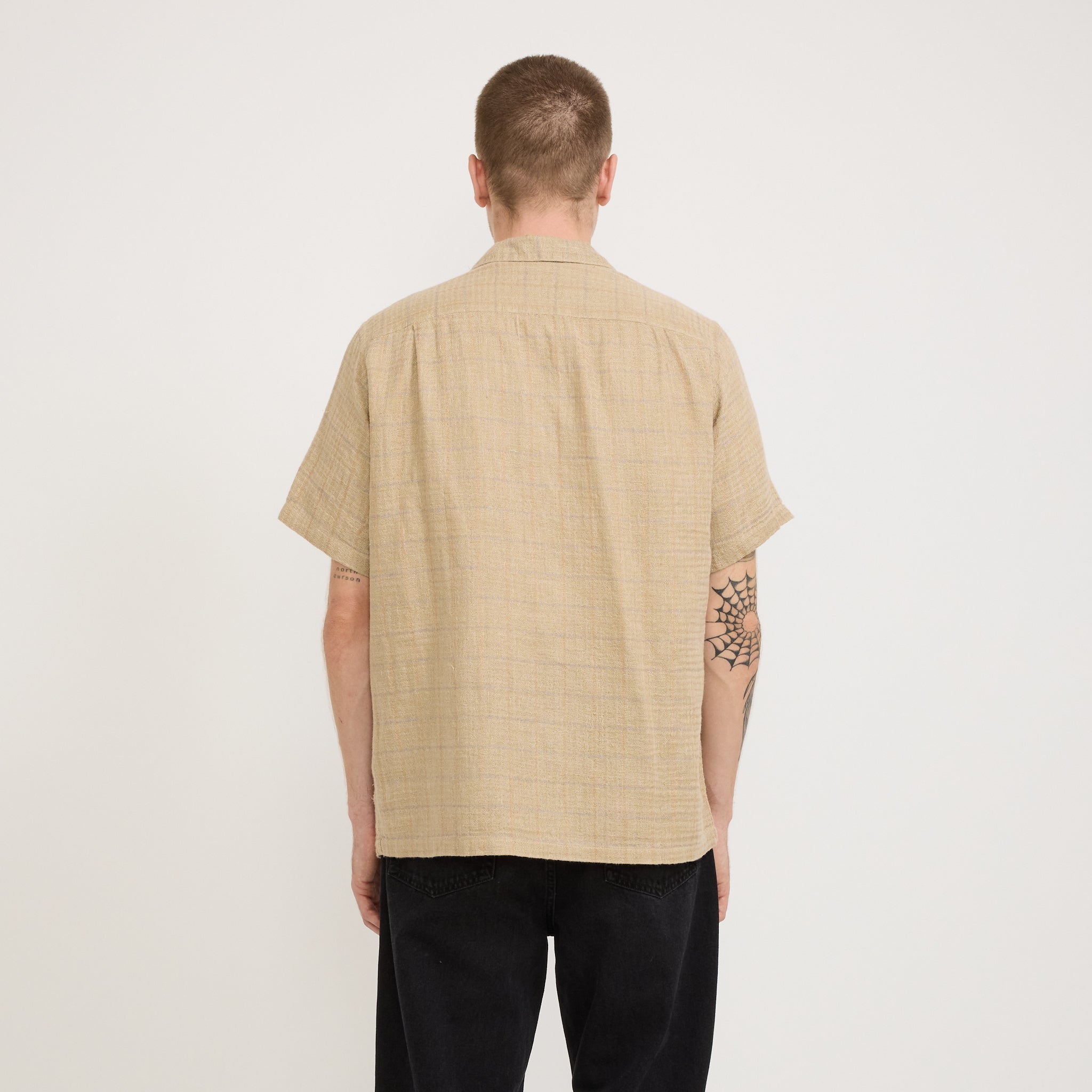 Portuguese Flannel | Dorne Shirt Sand | Maplestore