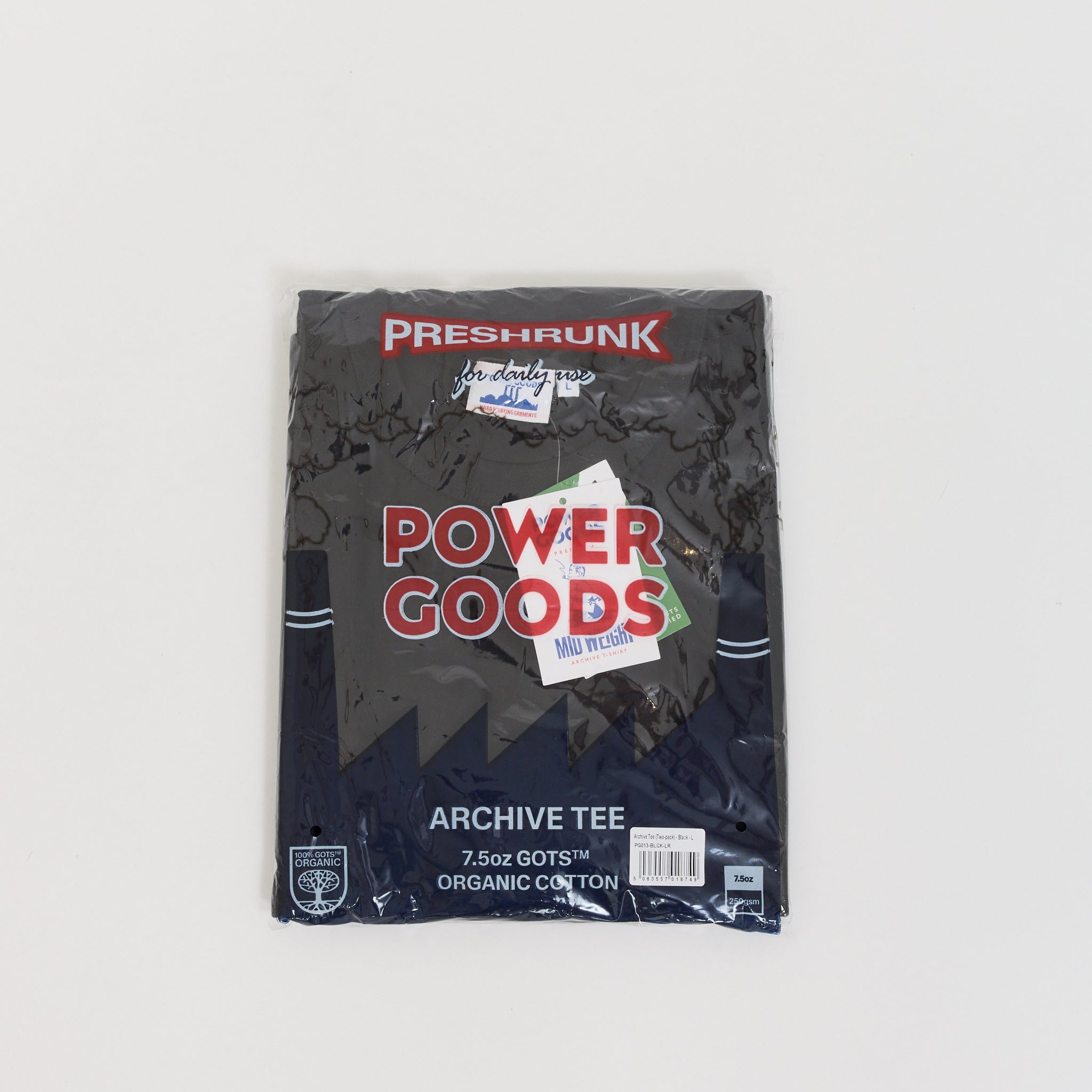 Power Goods | Archive Tee Two-Pack Black | Maplestore