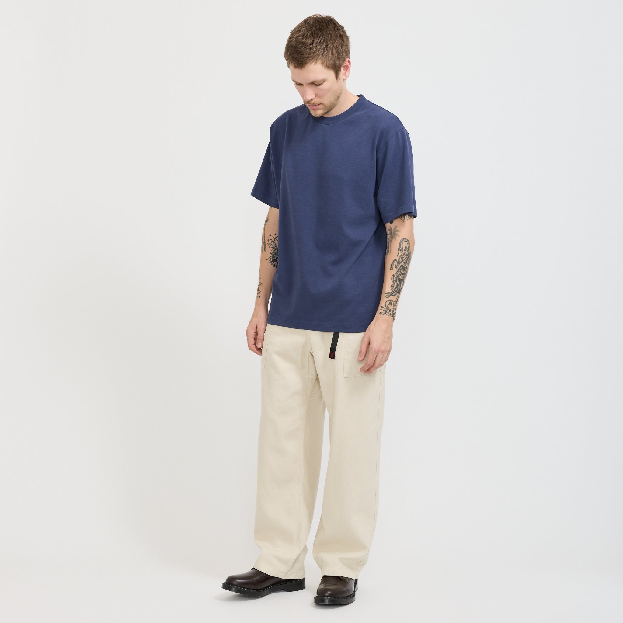 Power Goods | Super Weight Tee Navy Blue | Maplestore