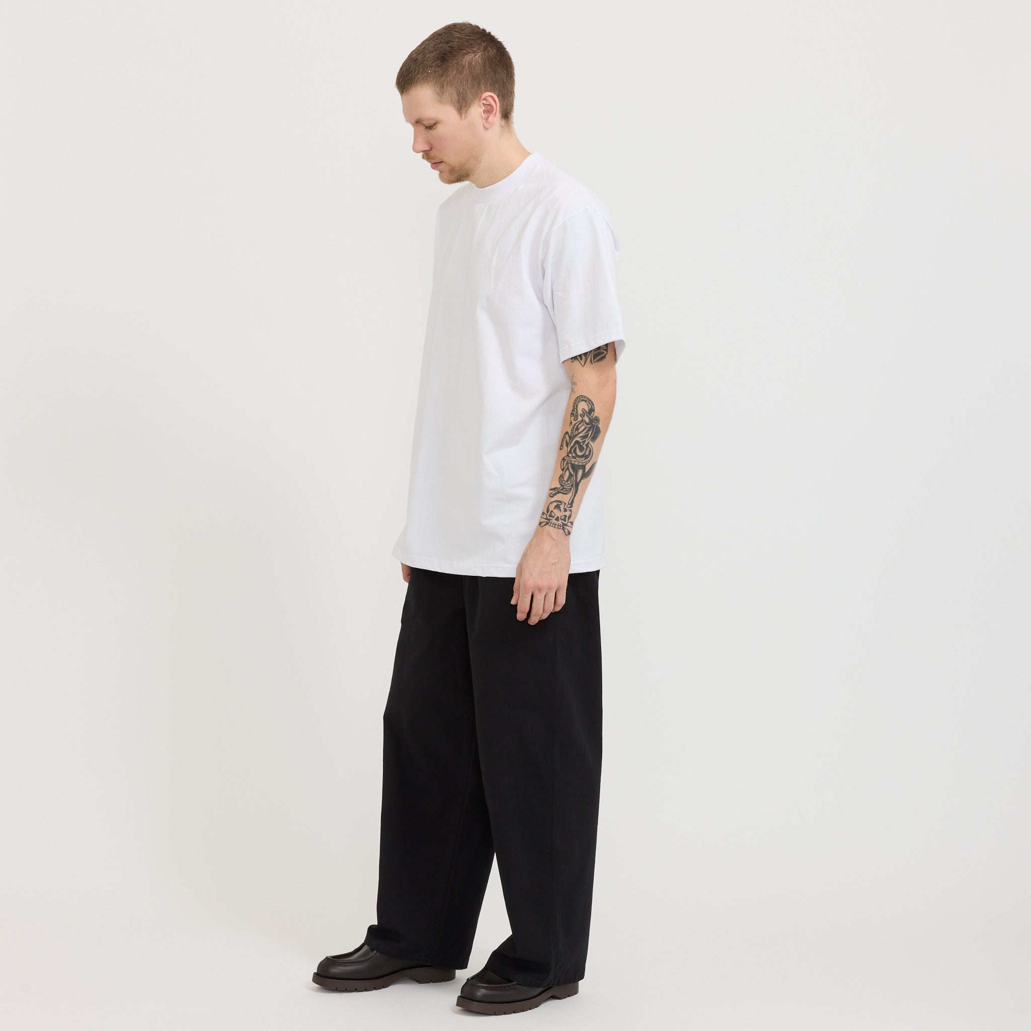 Heavyweight S/S Tall Tee White