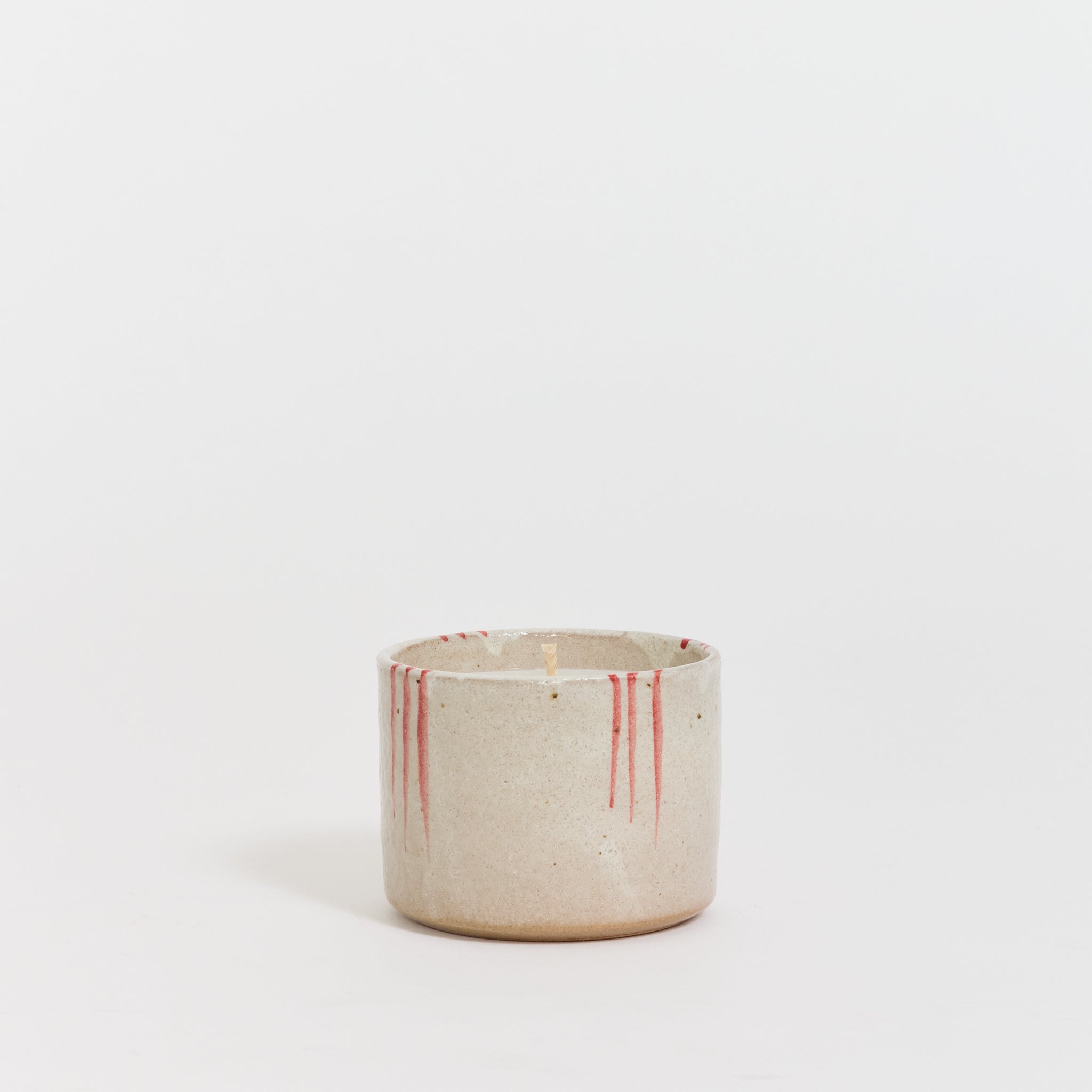 Isla Candle Cream / Red