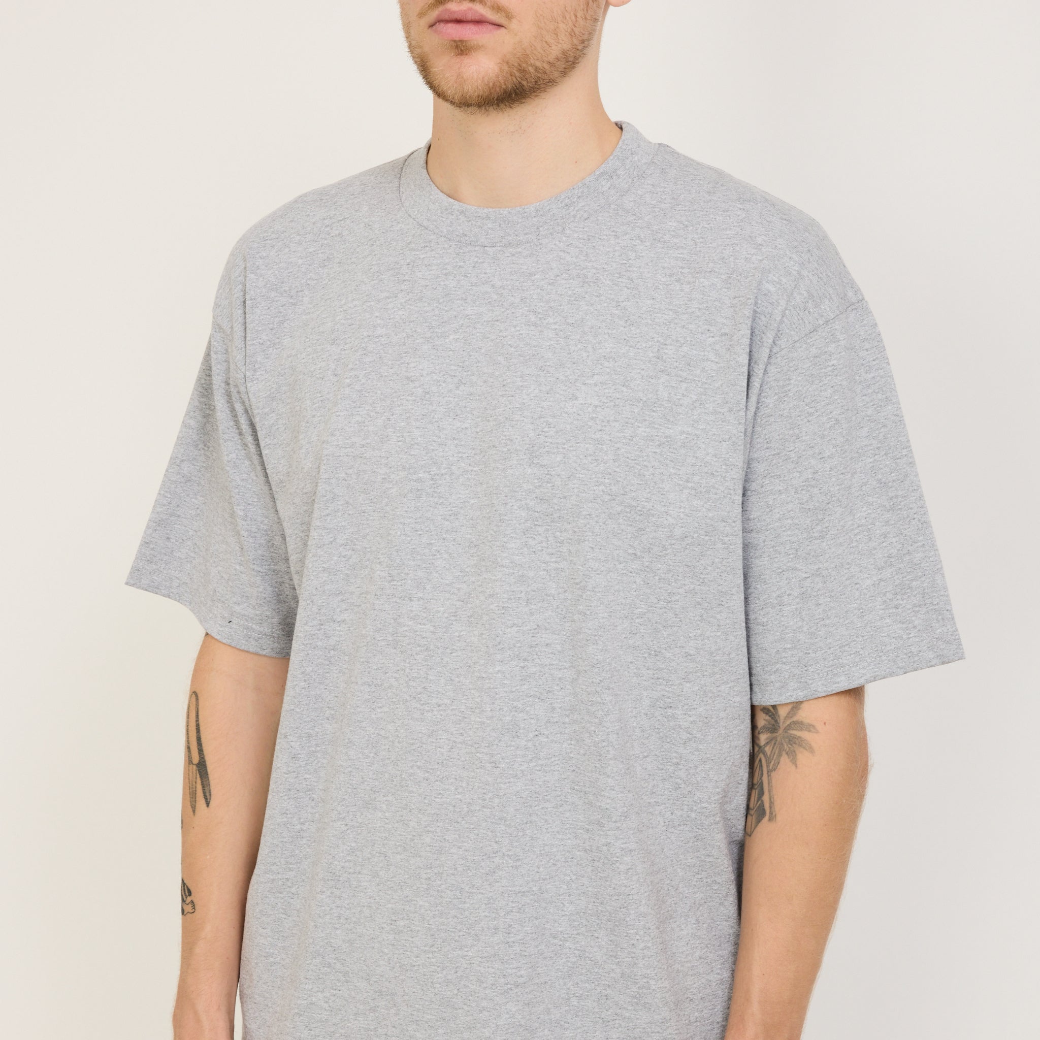 Pro Club | Heavyweight S/S Tee Heather Grey | Maplestore
