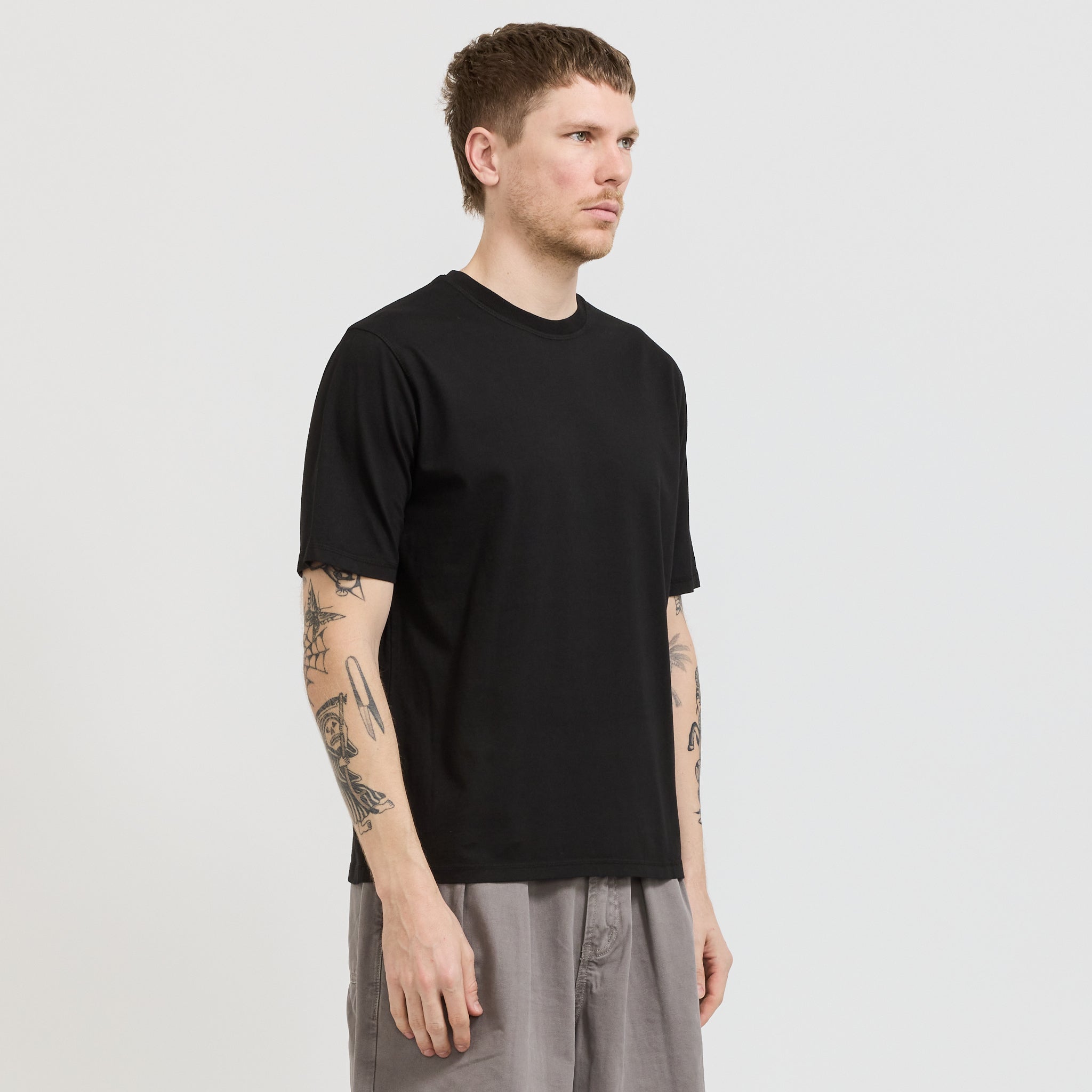 Pseushi | Coverstitch Tee Black | Maplestore