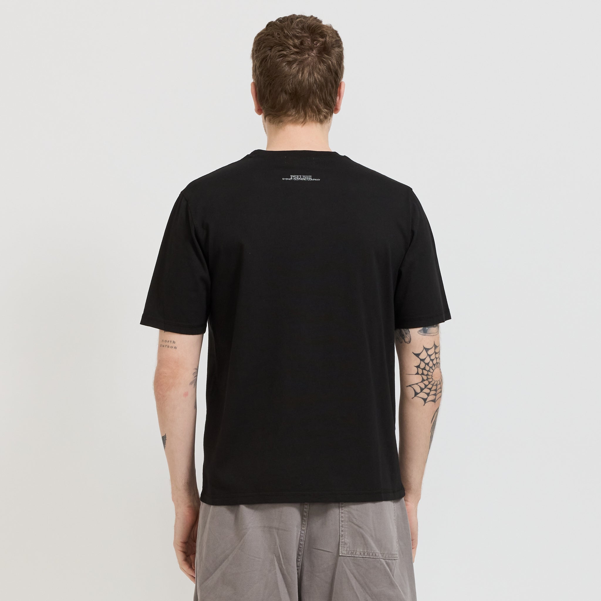 Pseushi | Coverstitch Tee Black | Maplestore