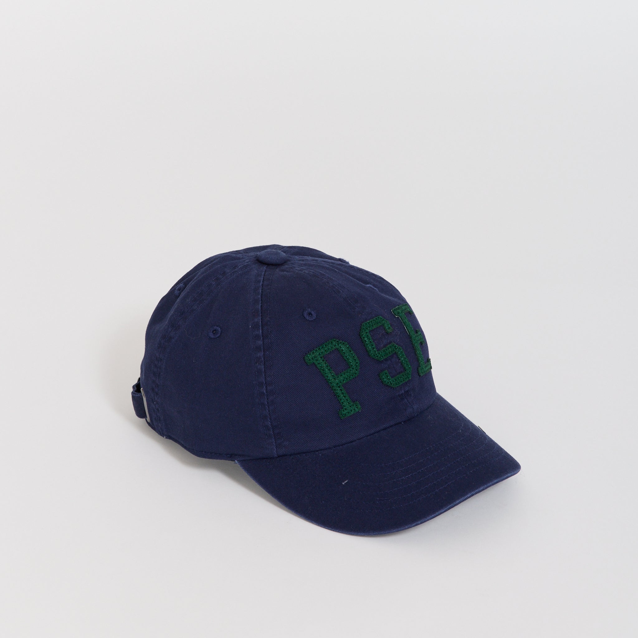 Pseushi | Vintage Lettering Cap Navy/Green | Maplestore