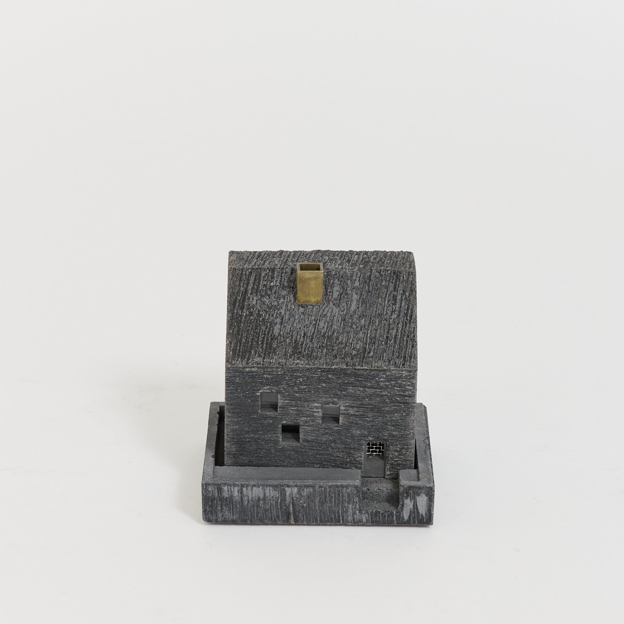 Pull Push Japan | Cottage Incense Pot Black | Maplestore
