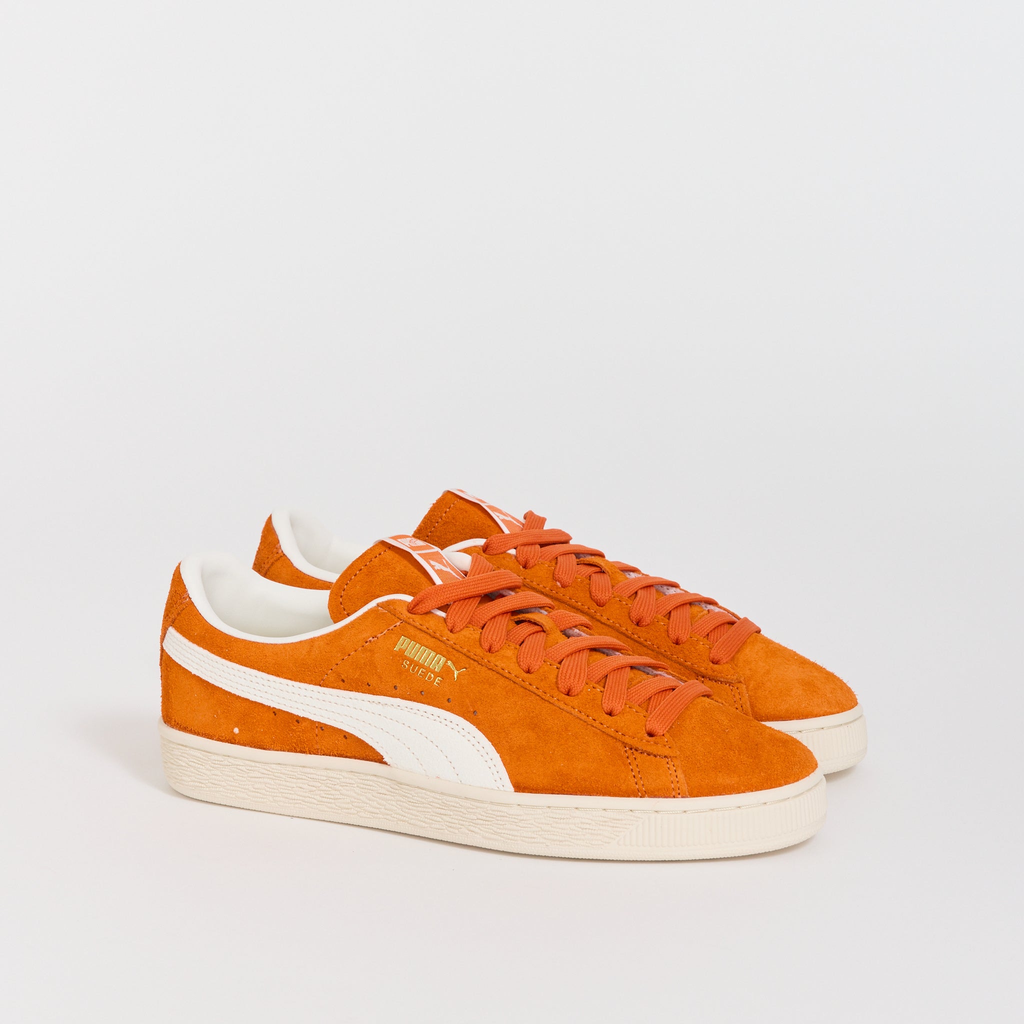 Puma | Suede Charles F. Stead IV Orange Glo/Puma White | Maplestore