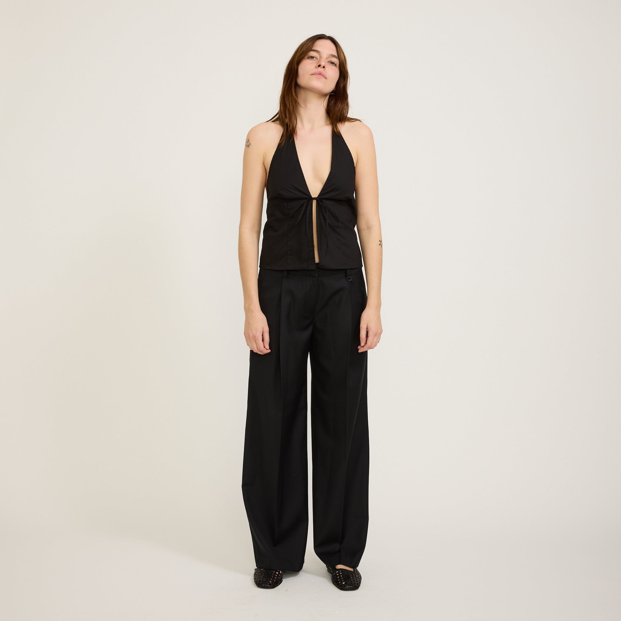 Permanent Vacation | Compound Trouser Black | Maplestore