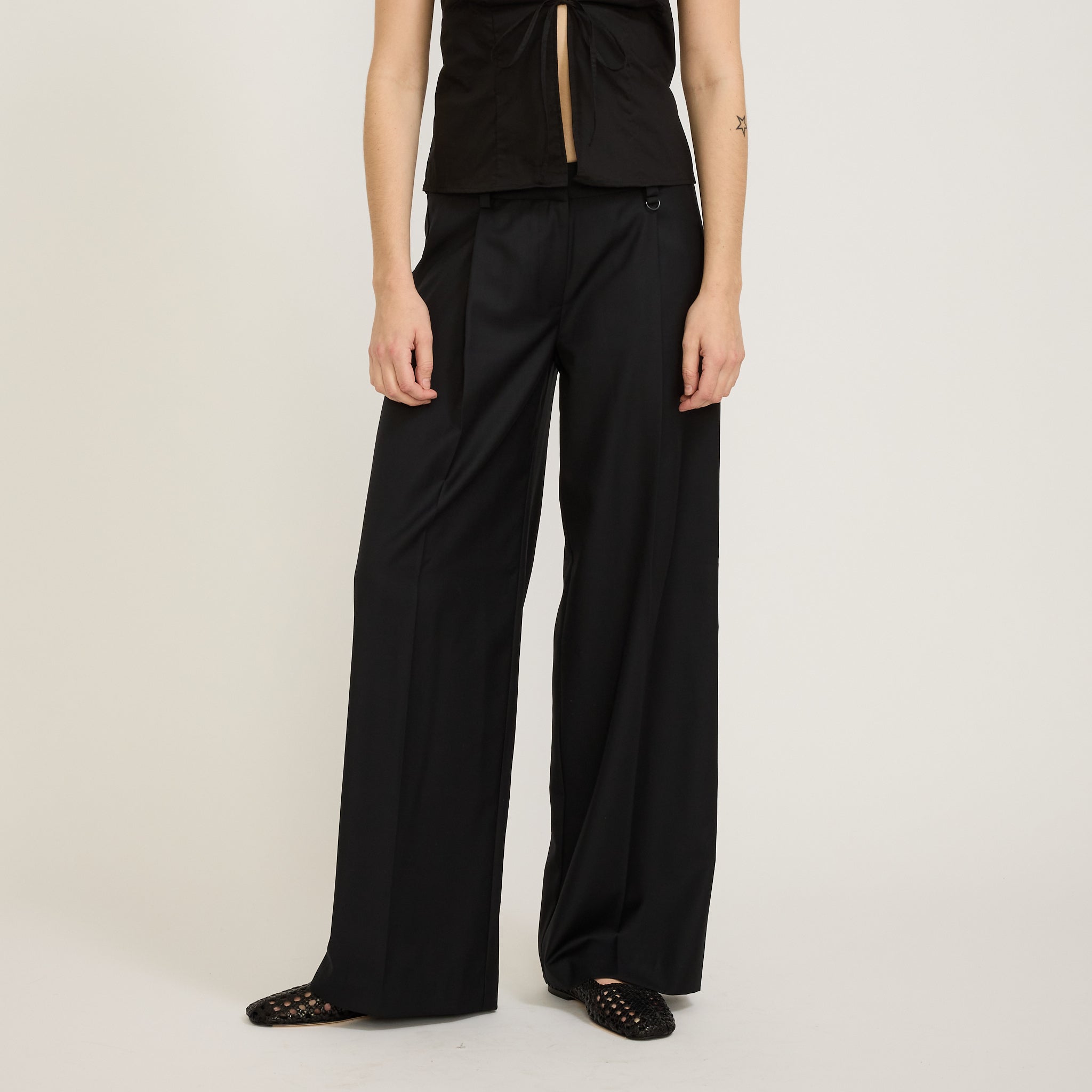 Permanent Vacation | Compound Trouser Black | Maplestore