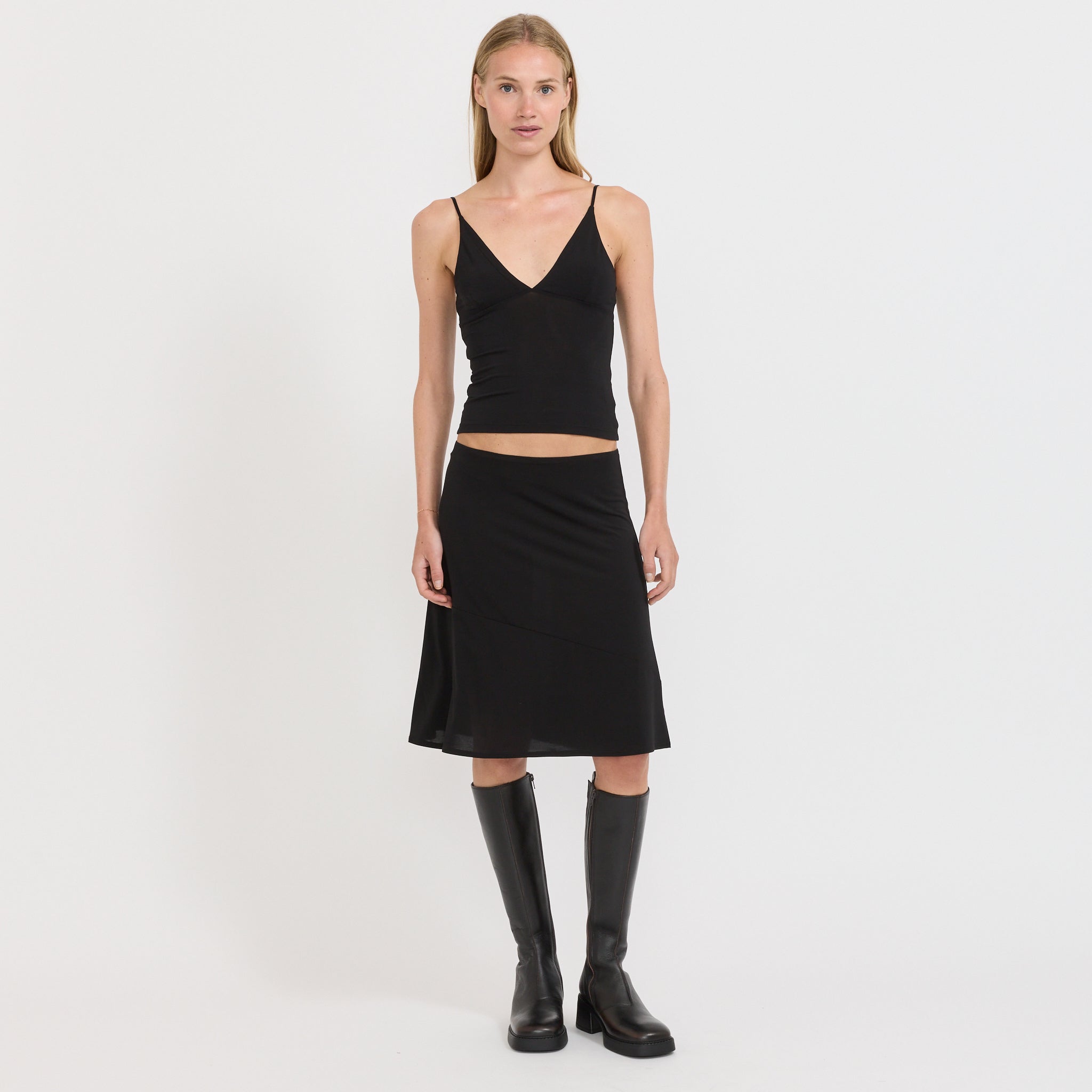 Permanent Vacation | Debut Singlet Black | Maplestore