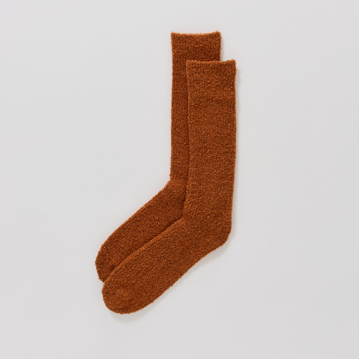 Rototo | Merino Boucle Socks Orange | Maplestore