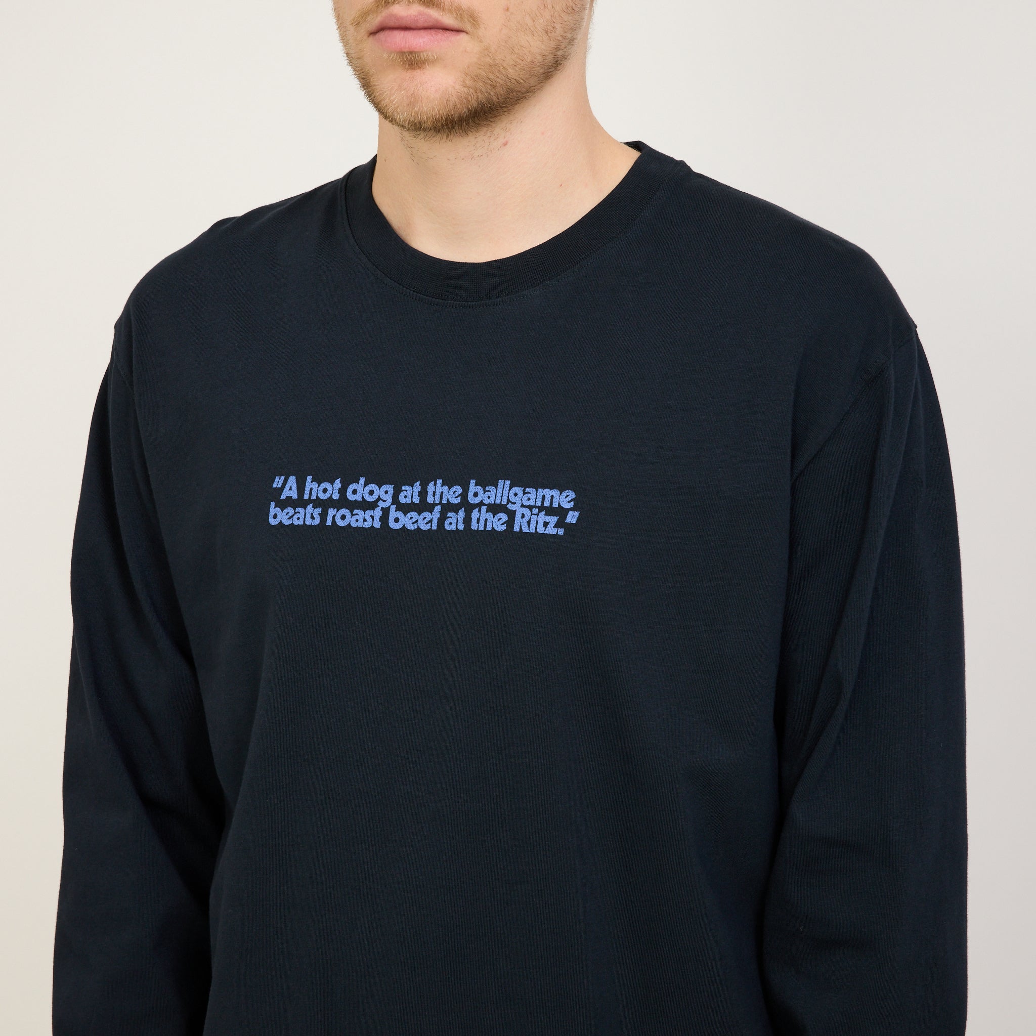 Reception | LS Tee Ritz Dark Navy | Maplestore