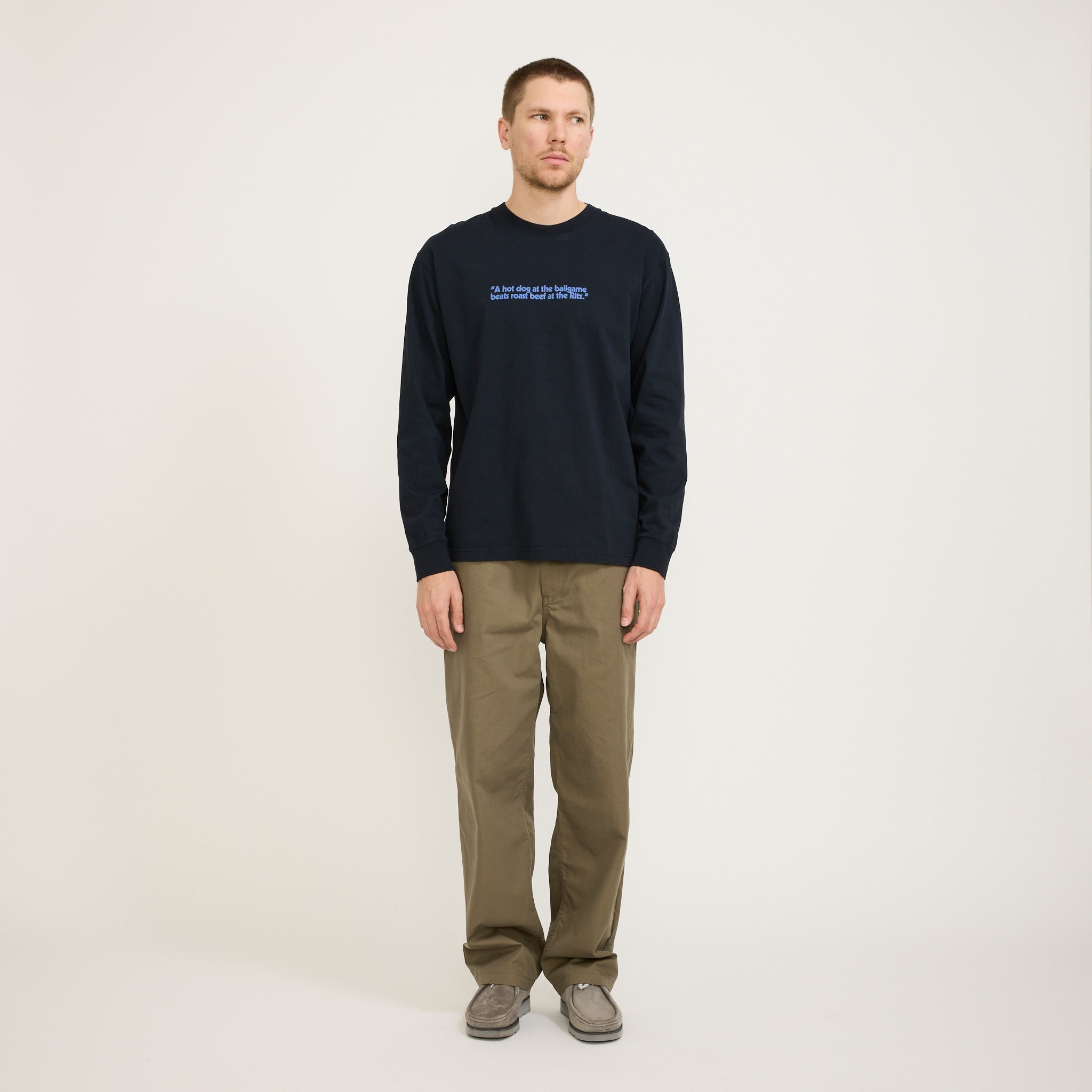Reception | LS Tee Ritz Dark Navy | Maplestore