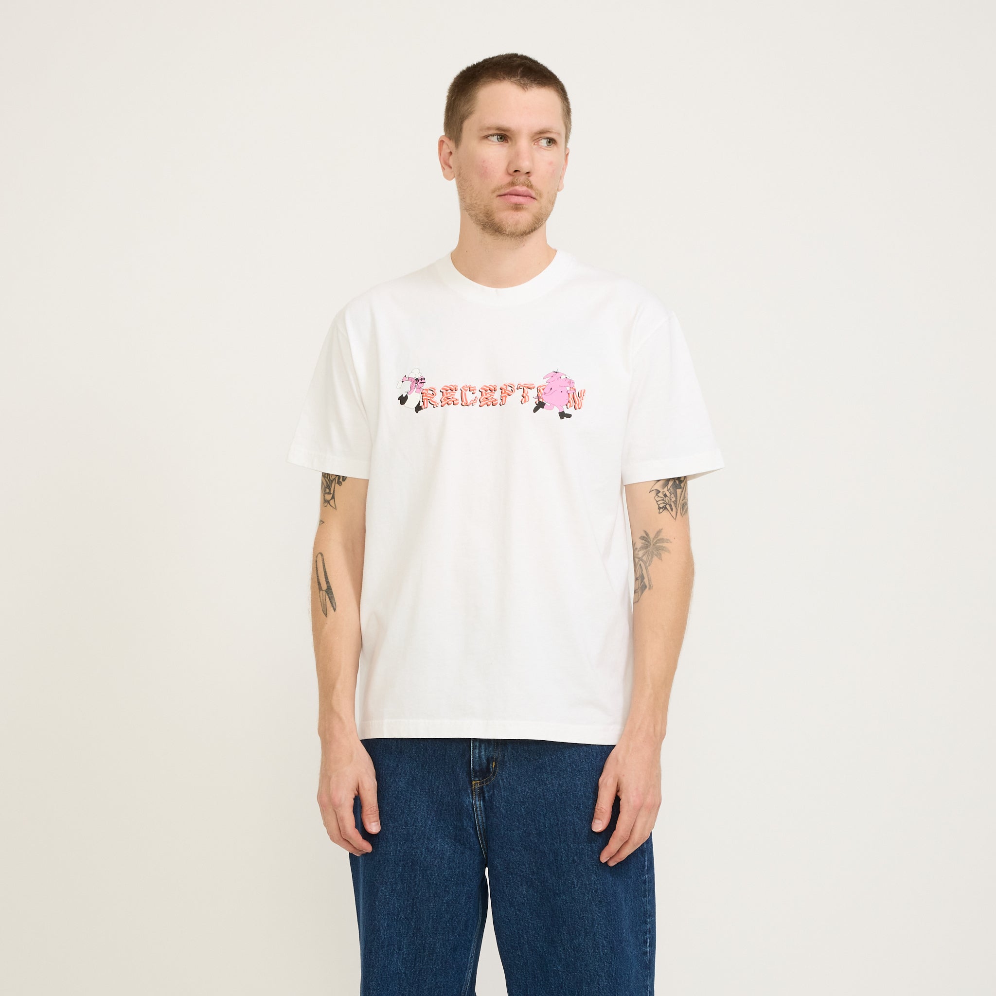 Reception | SS Tee Bacon White | Maplestore