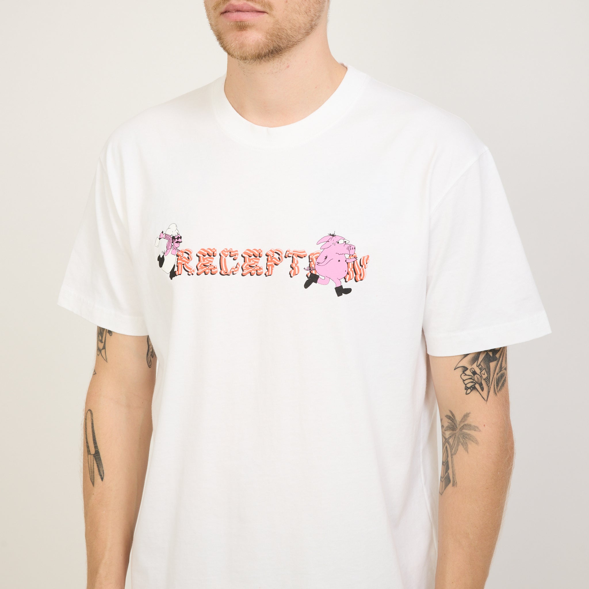 Reception | SS Tee Bacon White | Maplestore
