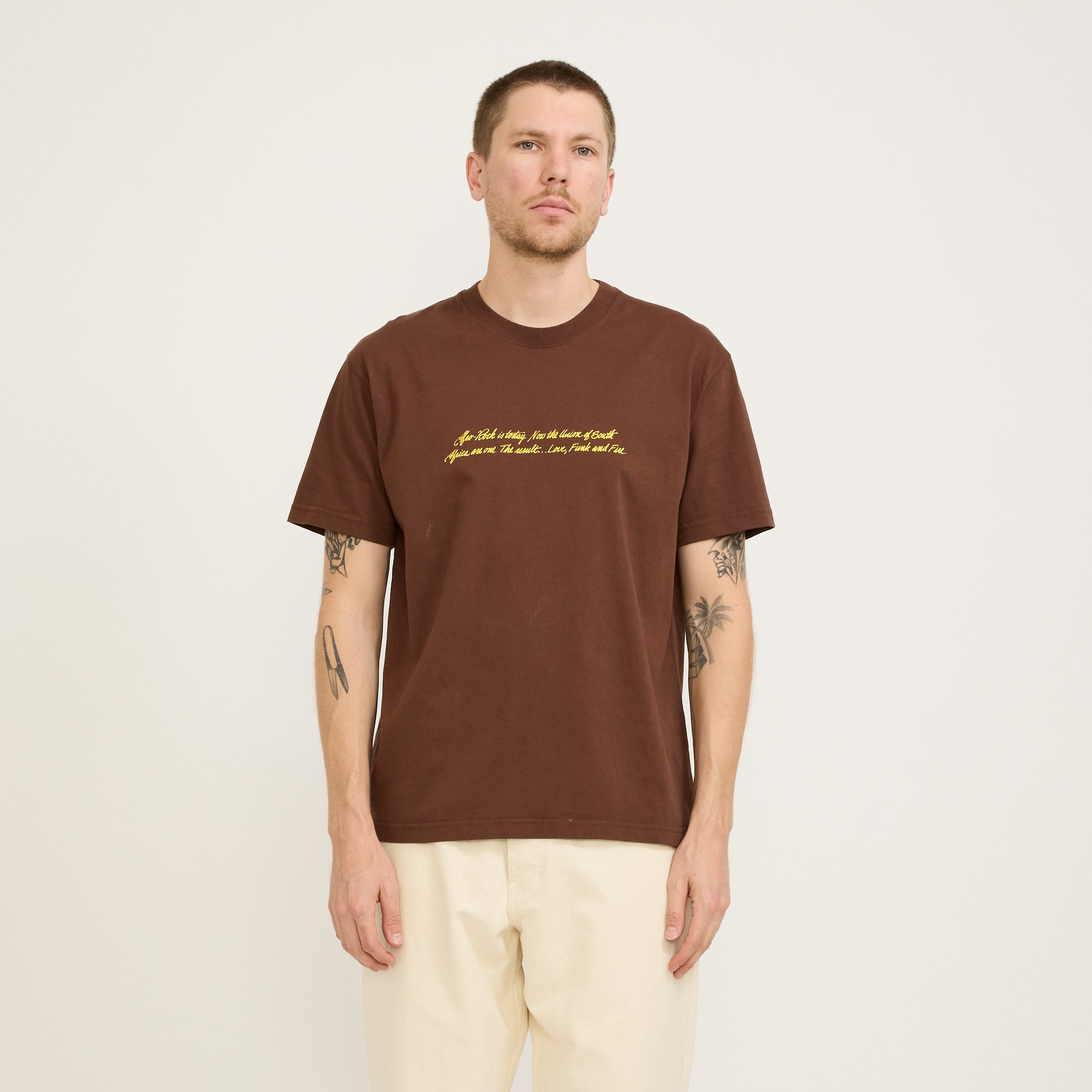 Reception | SS Tee Funk Choco Brown | Maplestore