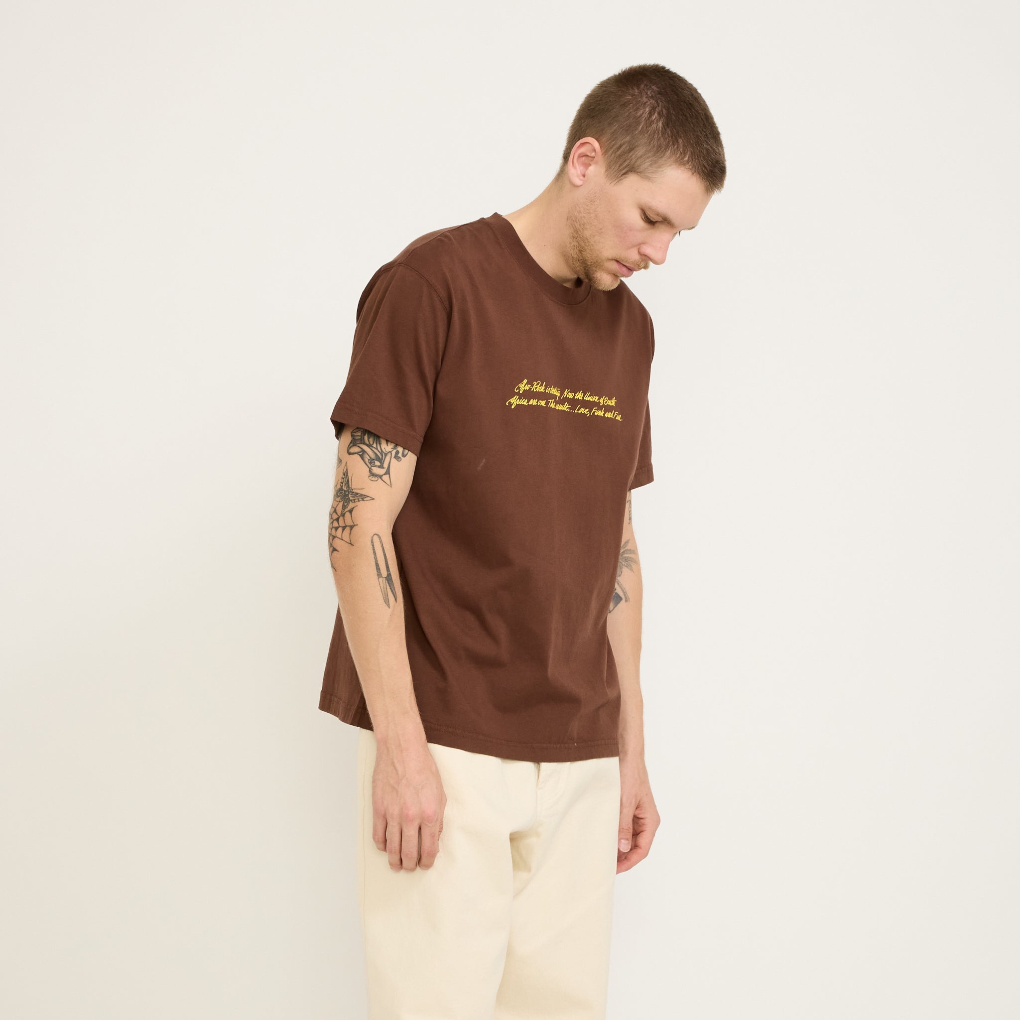 Reception | SS Tee Funk Choco Brown | Maplestore