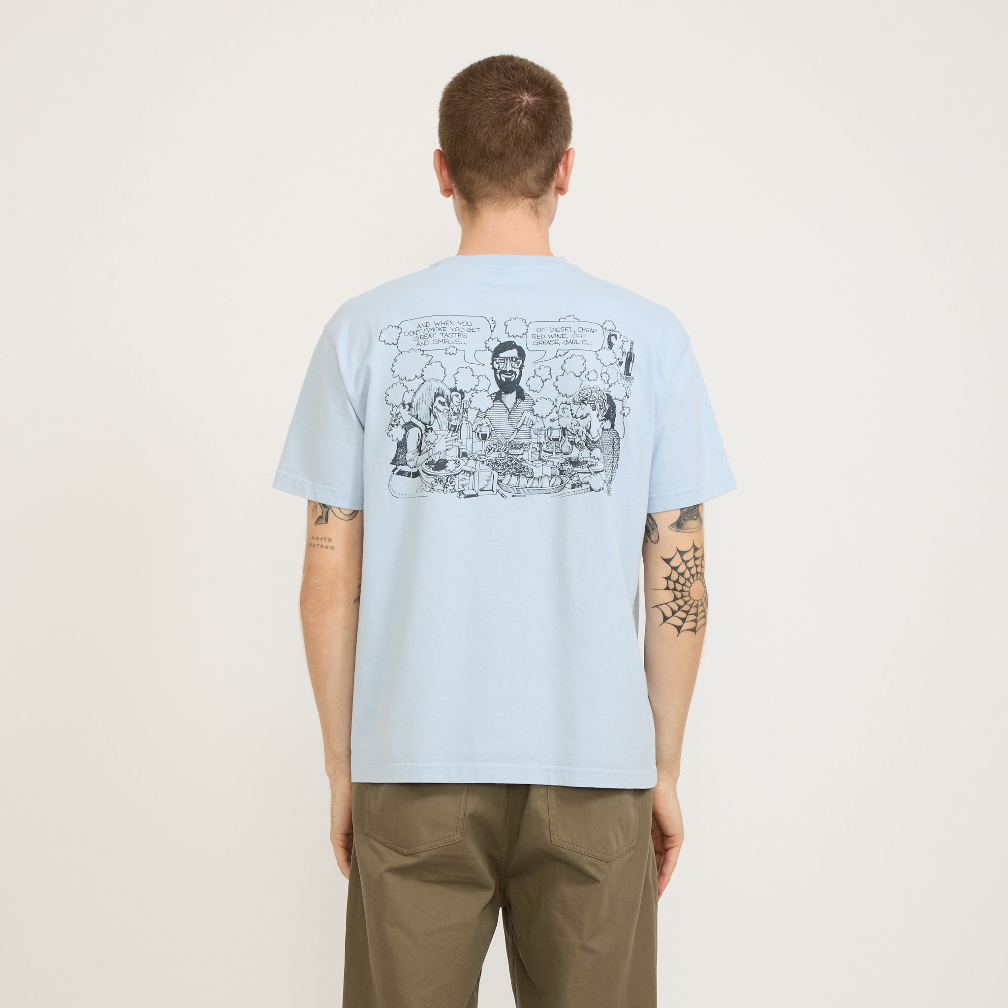 Reception | SS Pocket Tee Fuming Ice Blue | Maplestore
