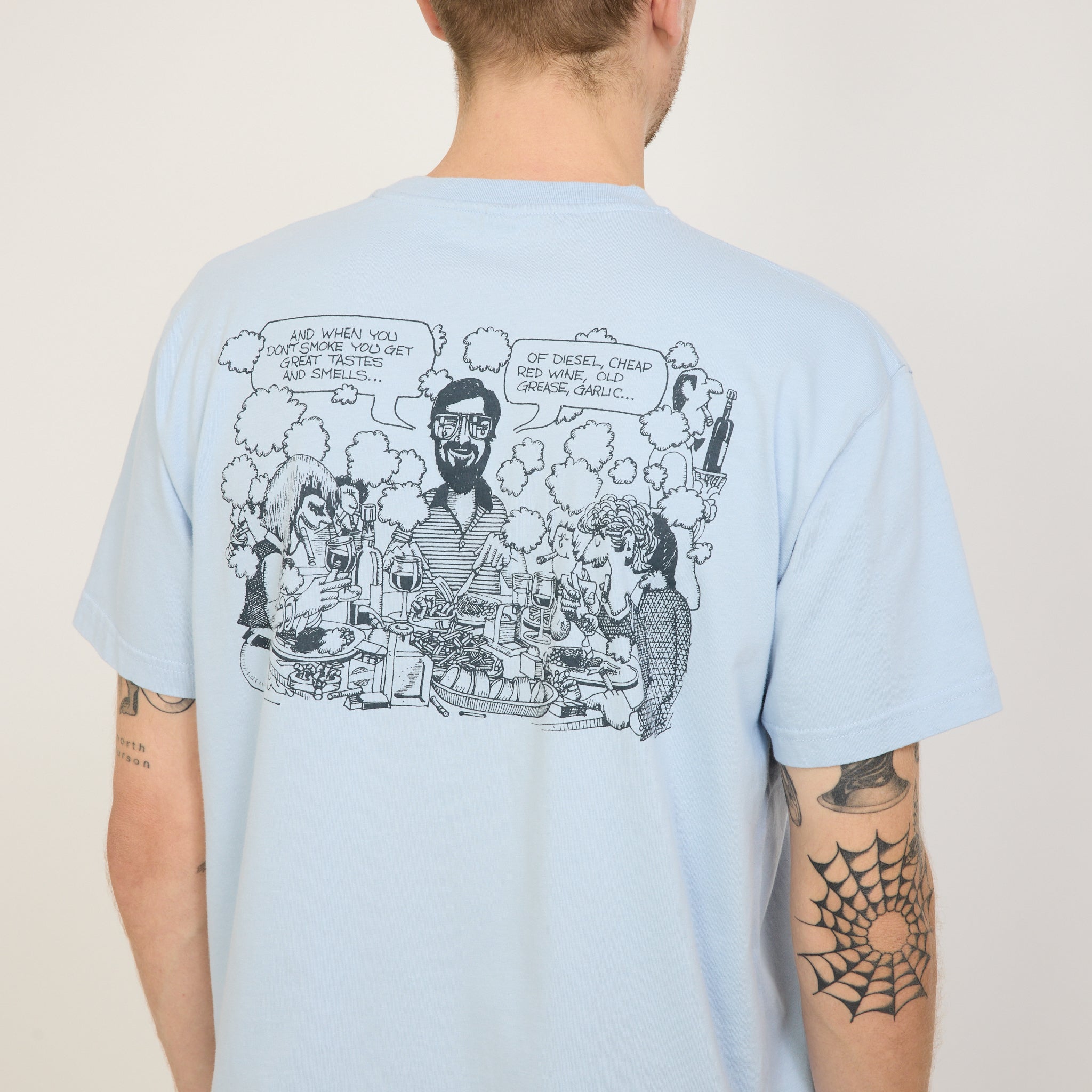 Reception | SS Pocket Tee Fuming Ice Blue | Maplestore