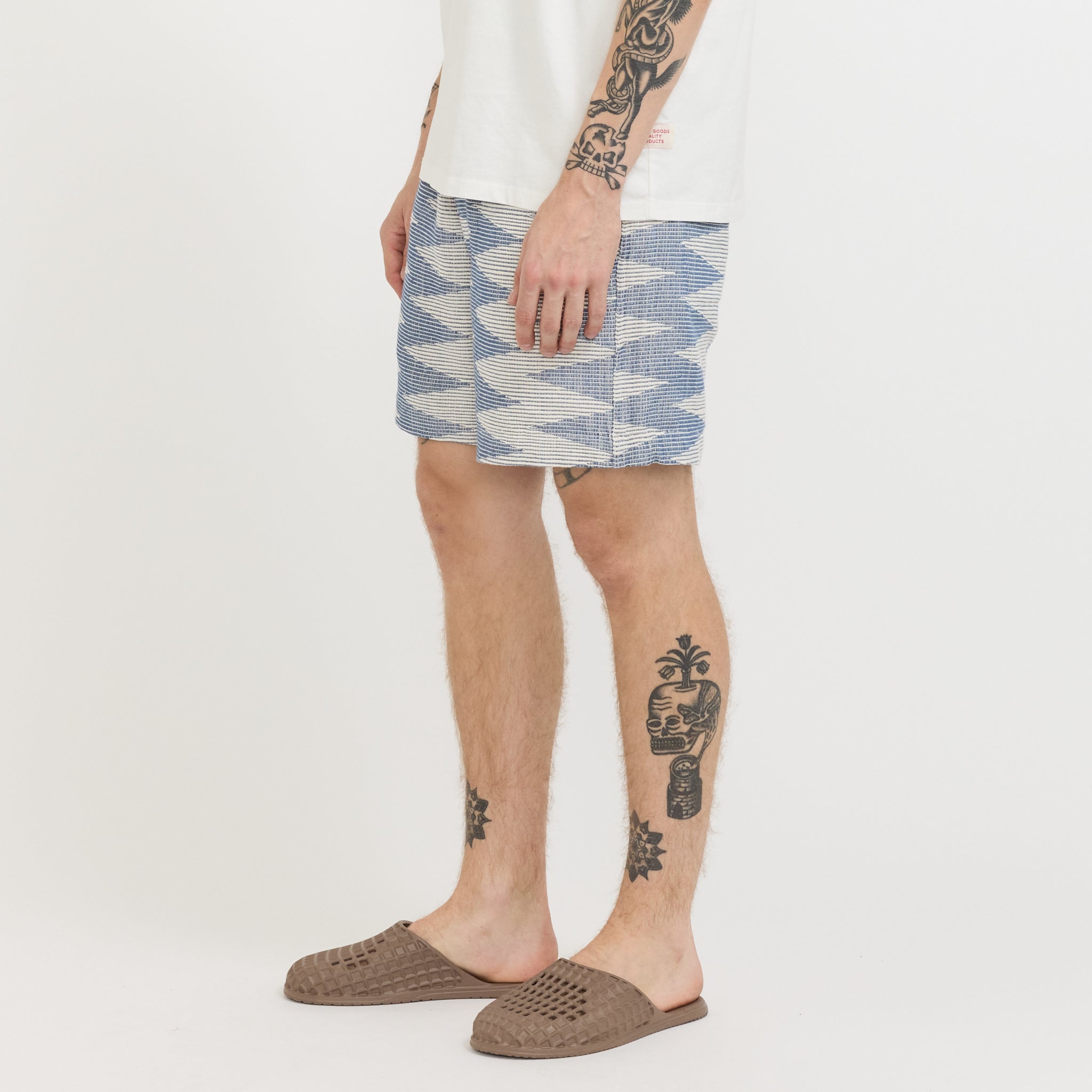 Shorts Blue/White Pattern