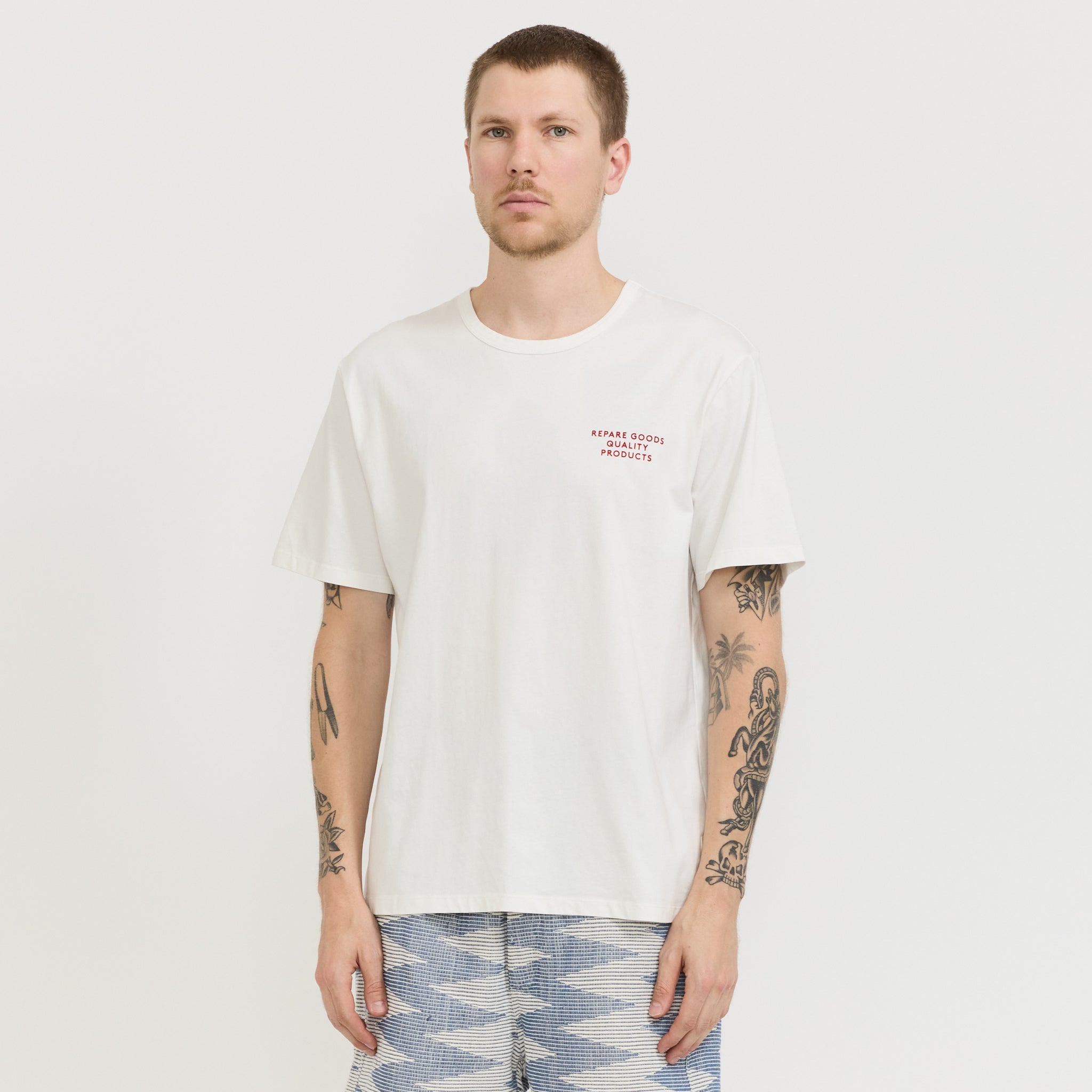 Printed Tee White