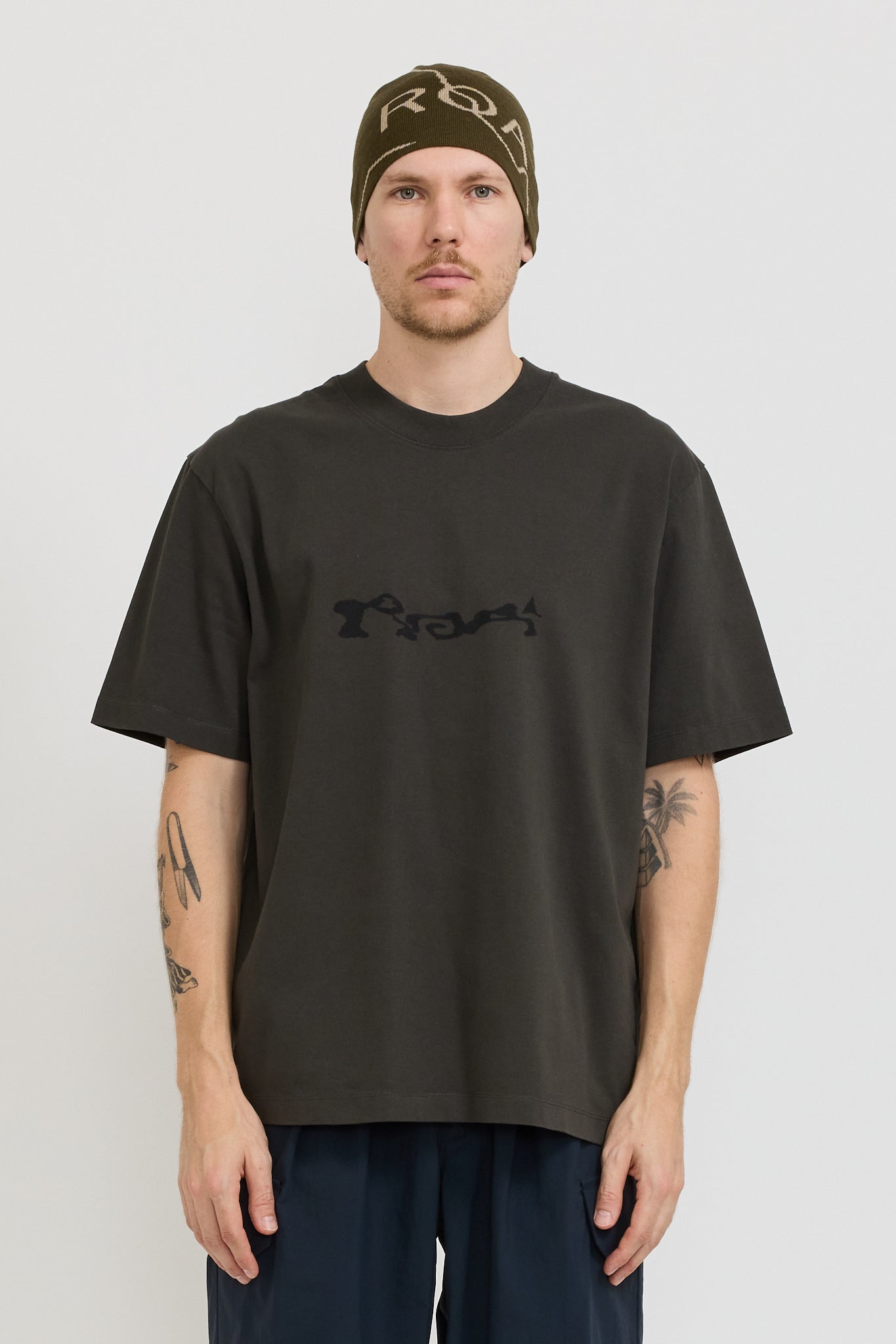 ROA | Beanie Logo Dark Olive | Maplestore