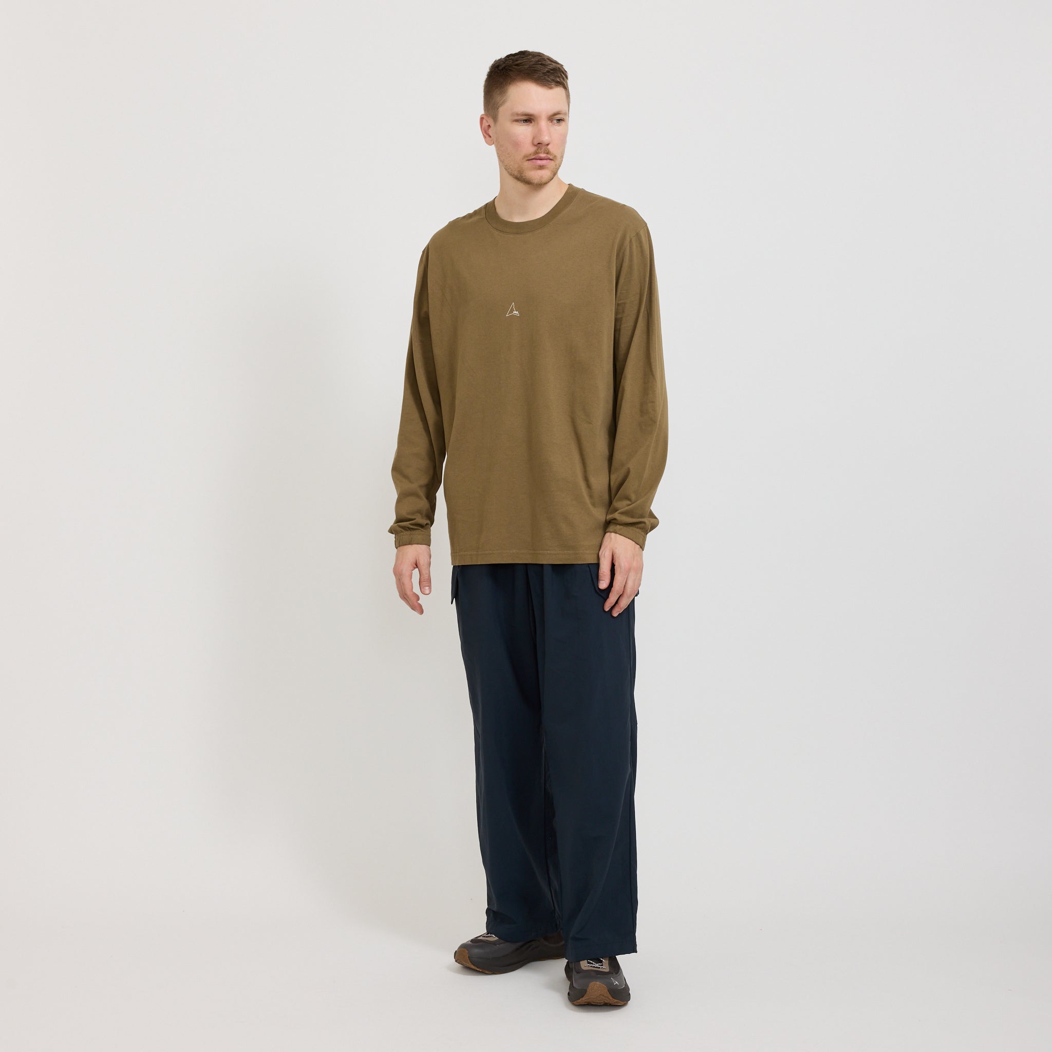 ROA | Logo Long Sleeve Brown/Olive | Maplestore
