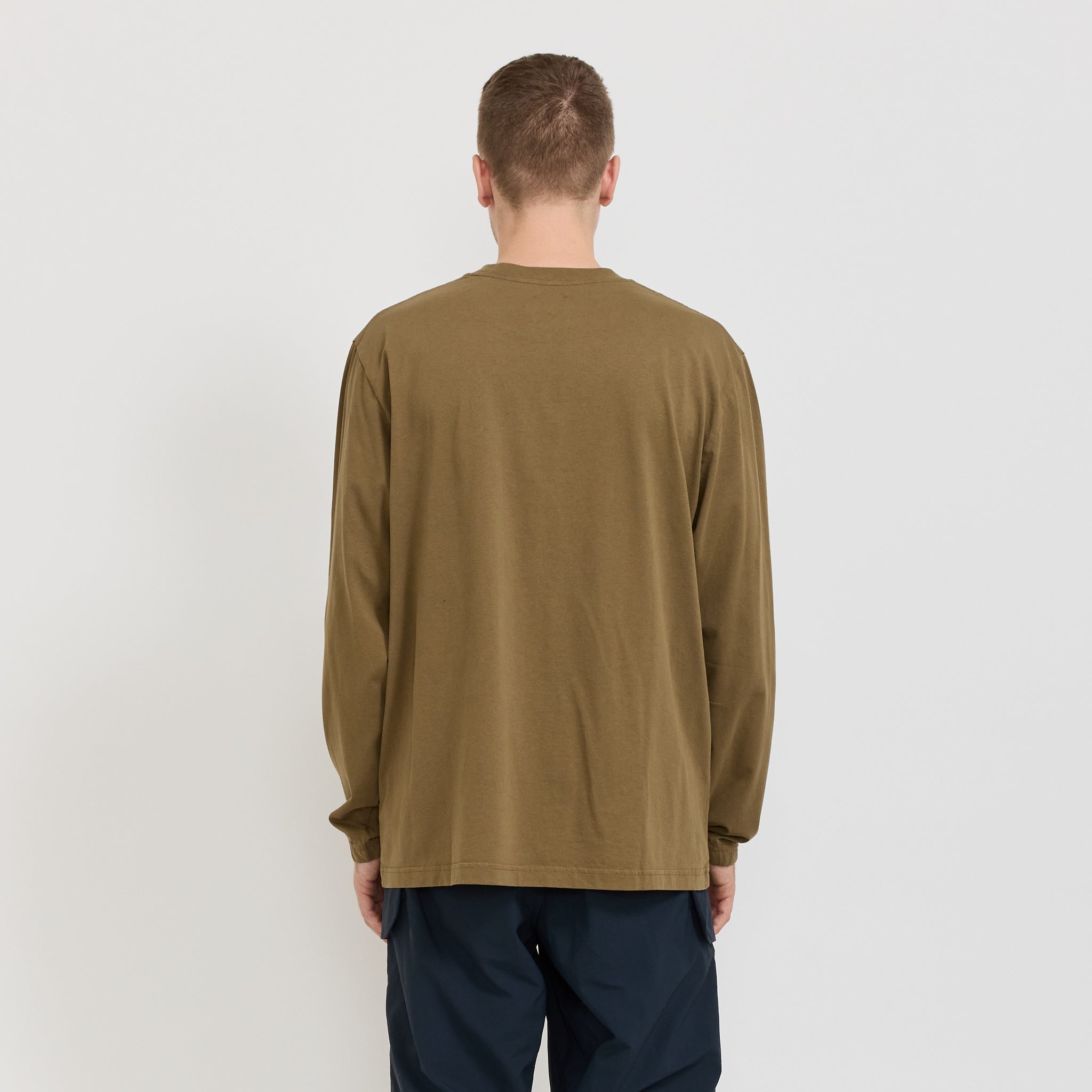 ROA | Logo Long Sleeve Brown/Olive | Maplestore