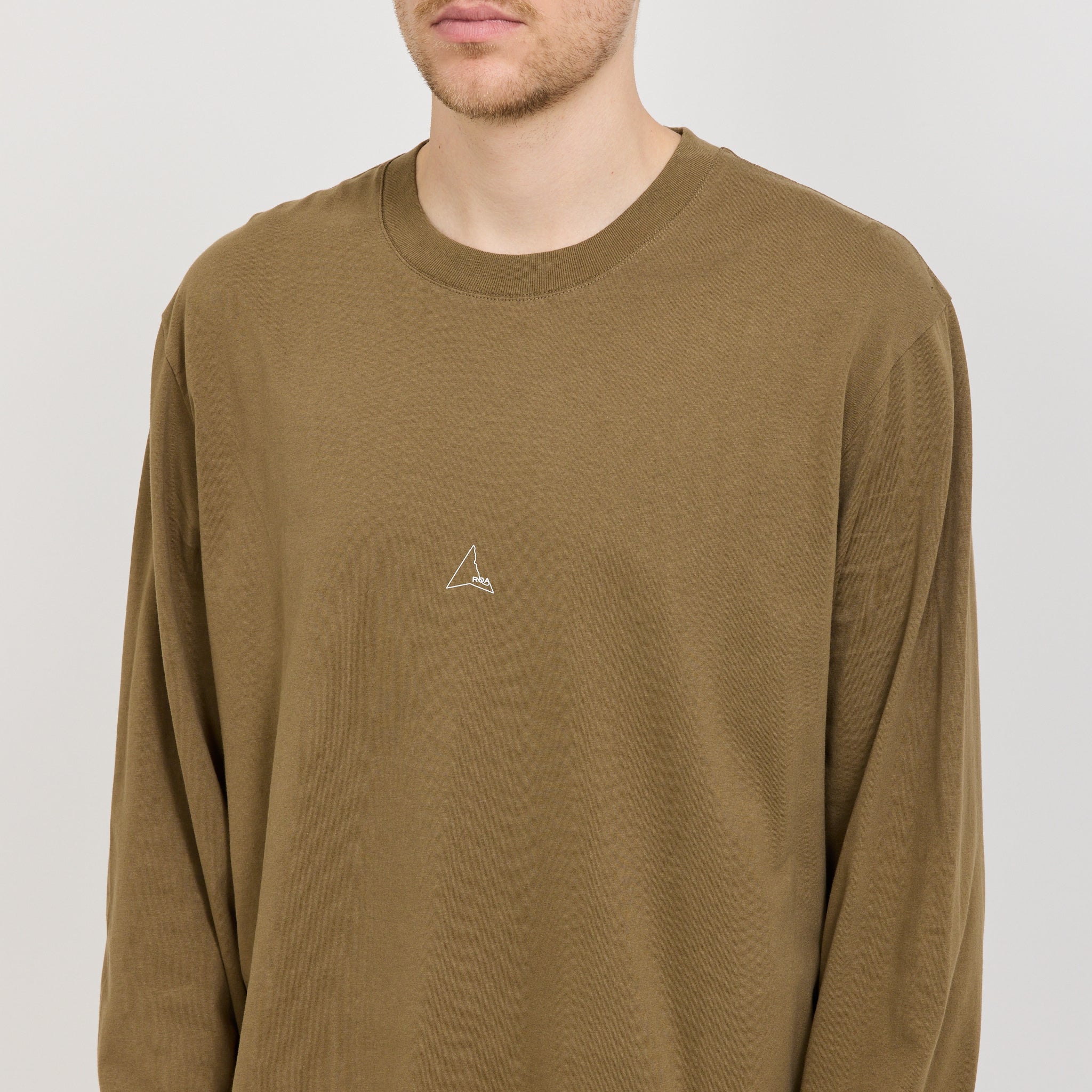 ROA | Logo Long Sleeve Brown/Olive | Maplestore
