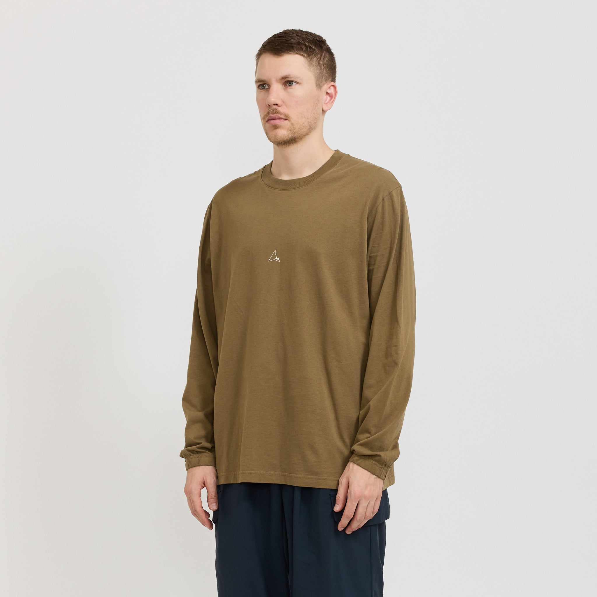 ROA | Logo Long Sleeve Brown/Olive | Maplestore
