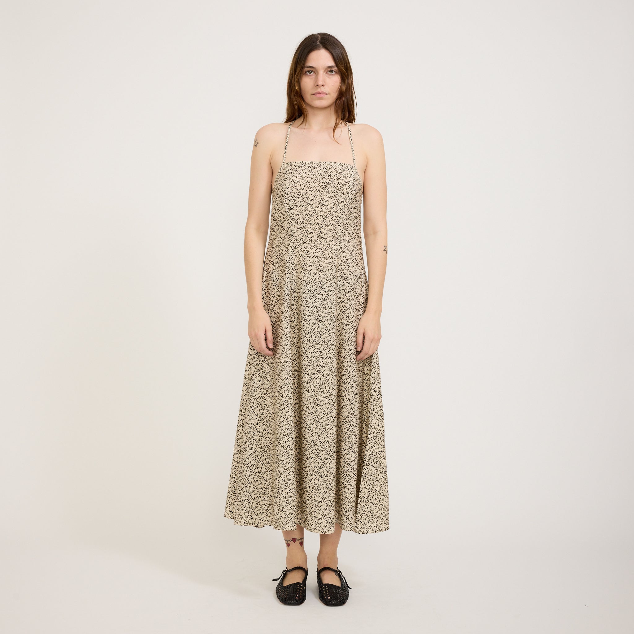 Dinali Dress Dahlia Elm