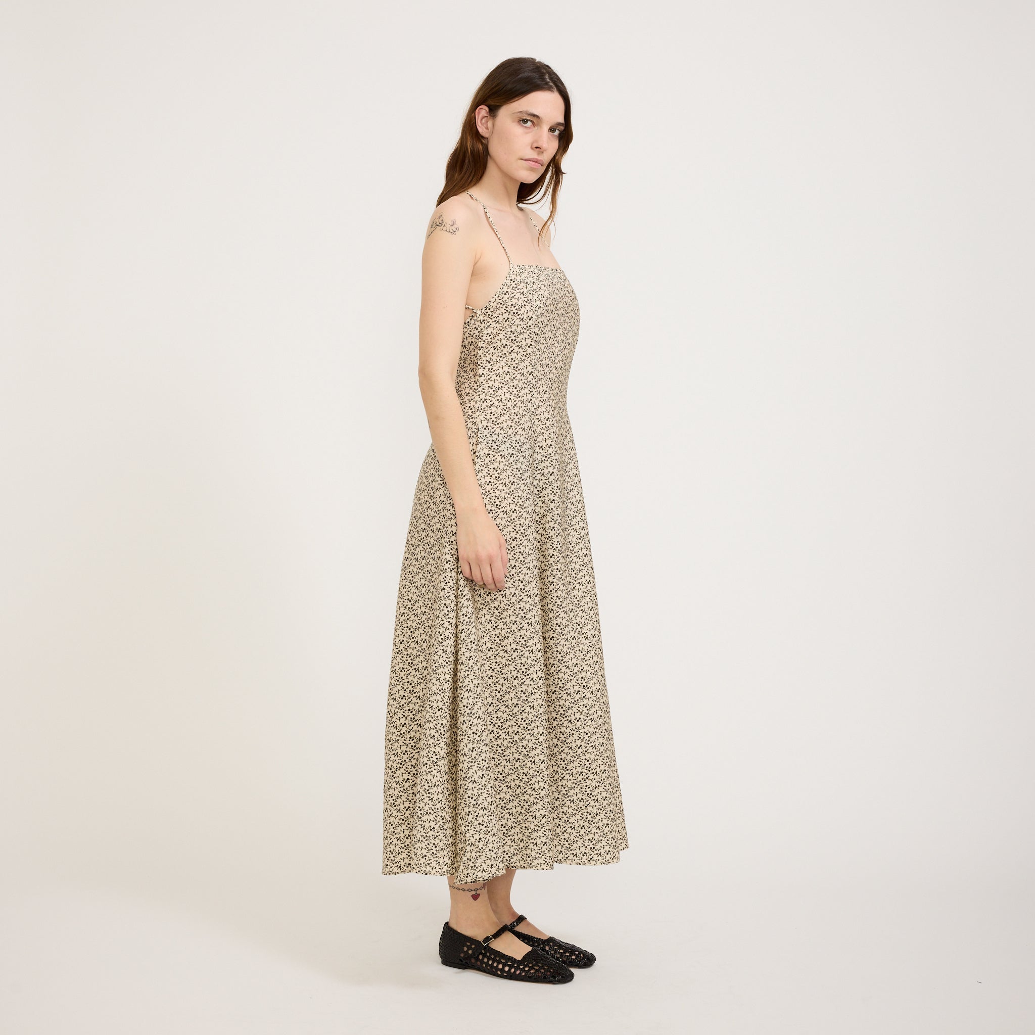 Dinali Dress Dahlia Elm