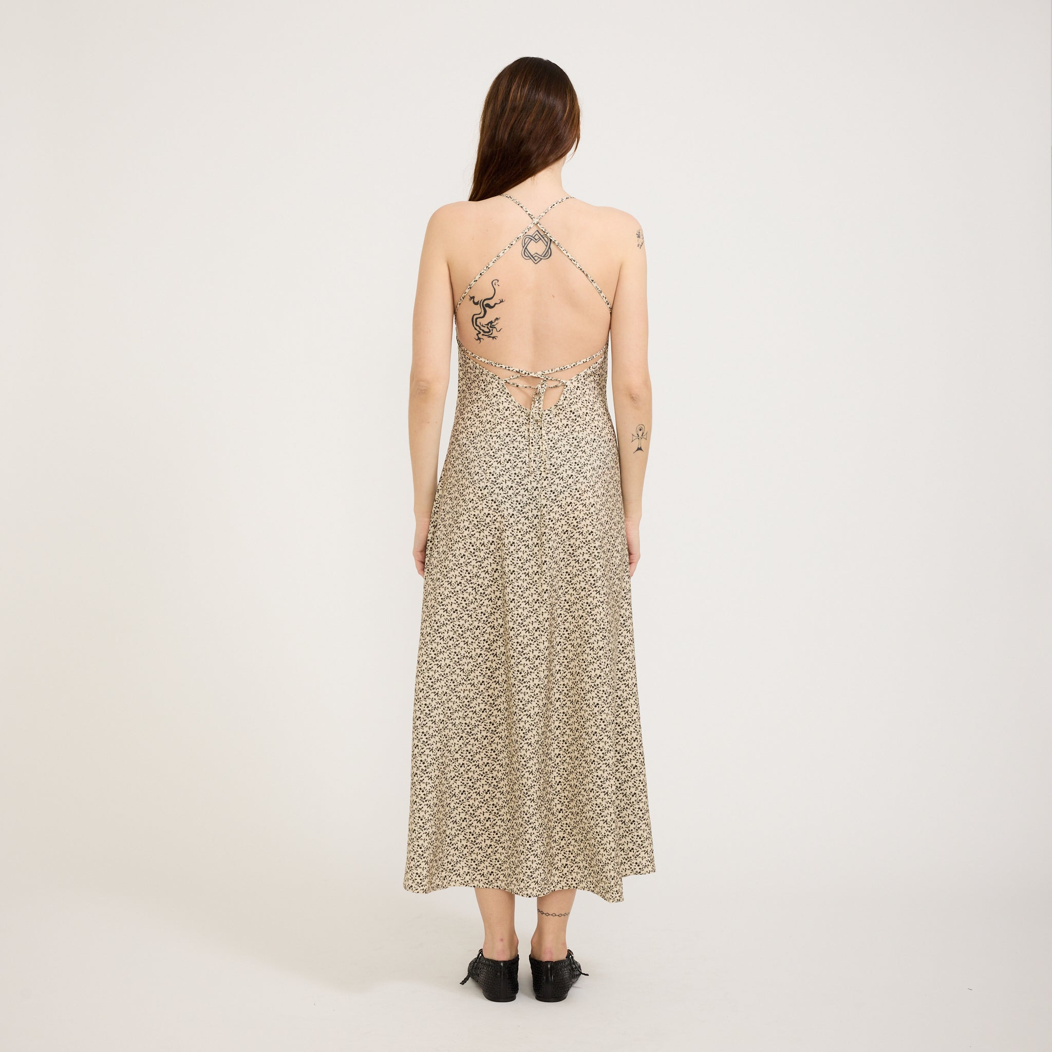 Dinali Dress Dahlia Elm