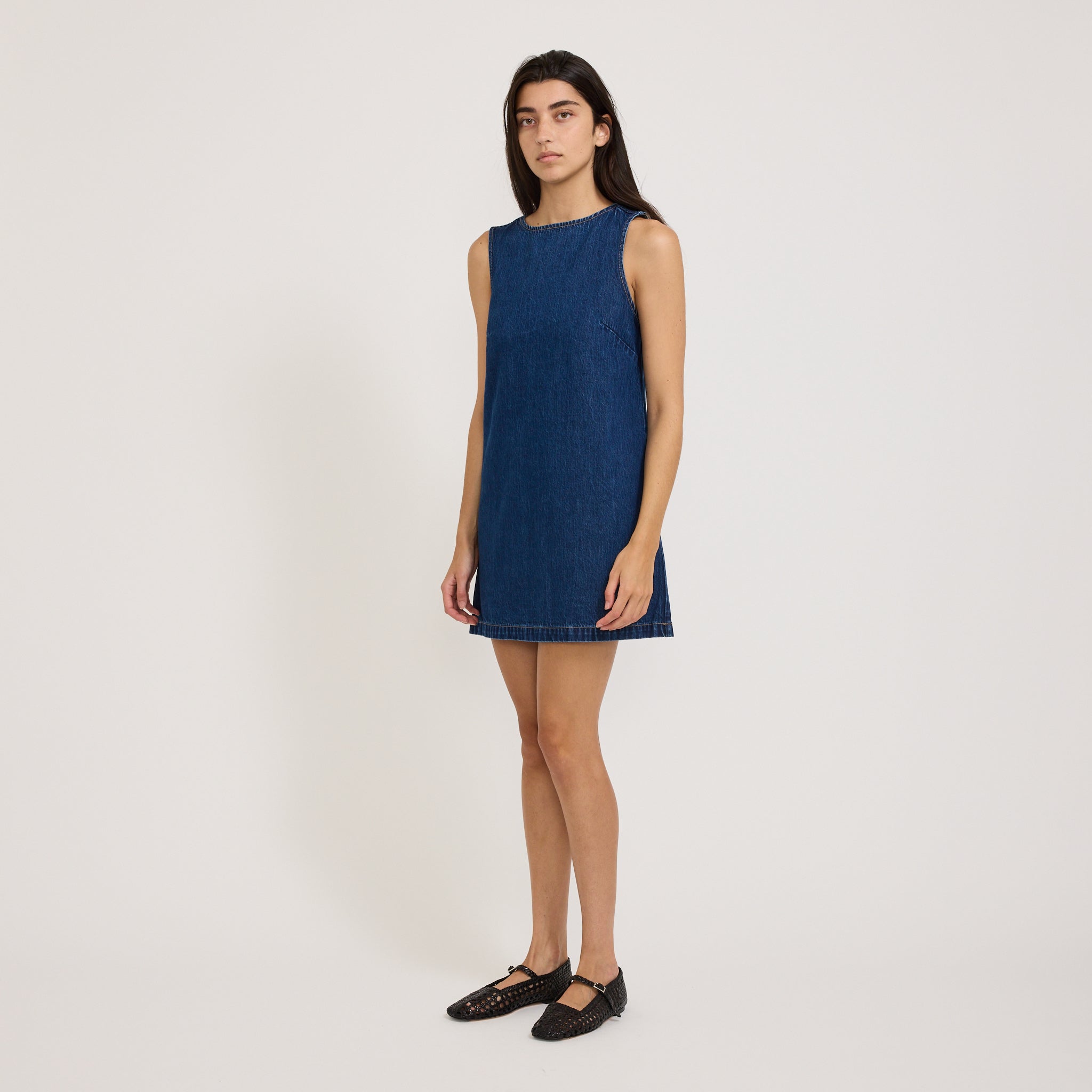 Shift Dress Deep Blue