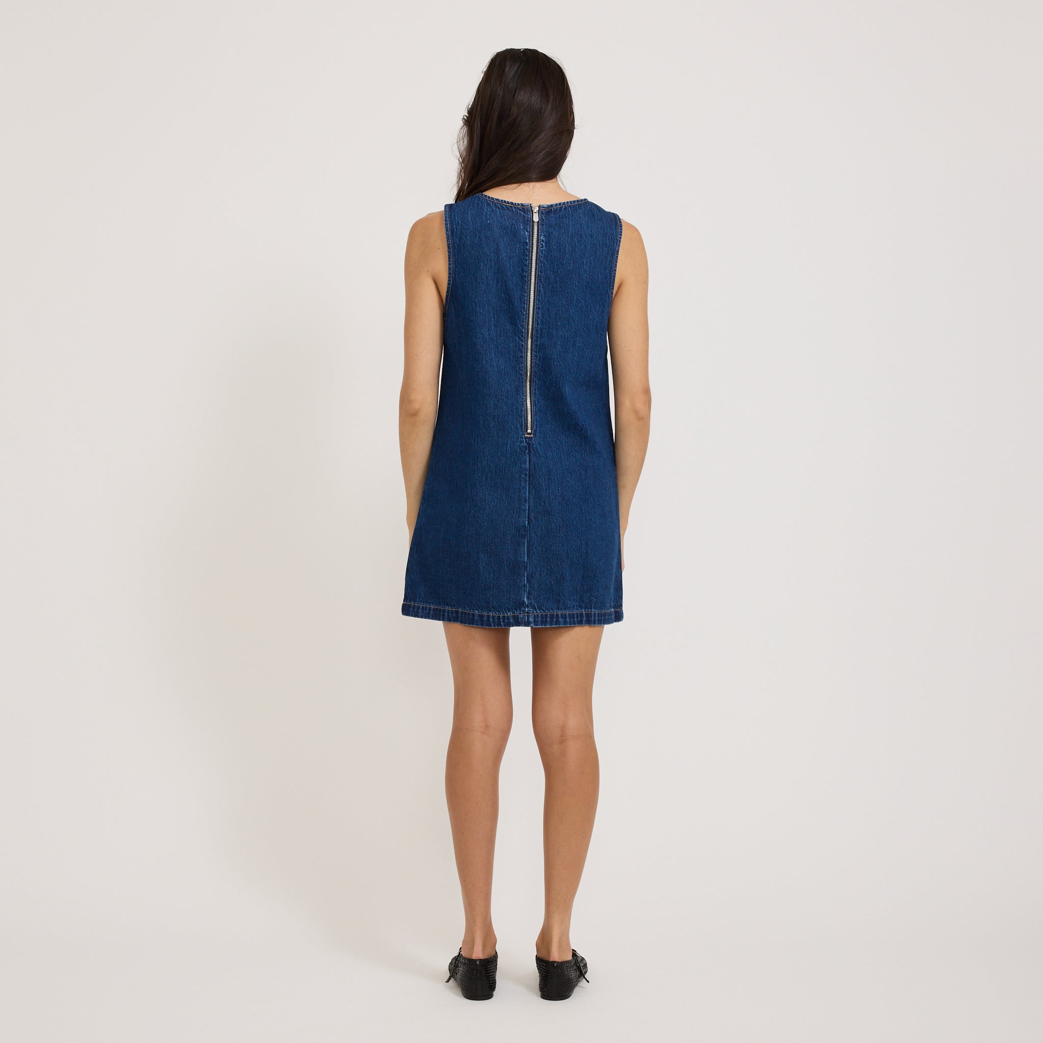 Shift Dress Deep Blue