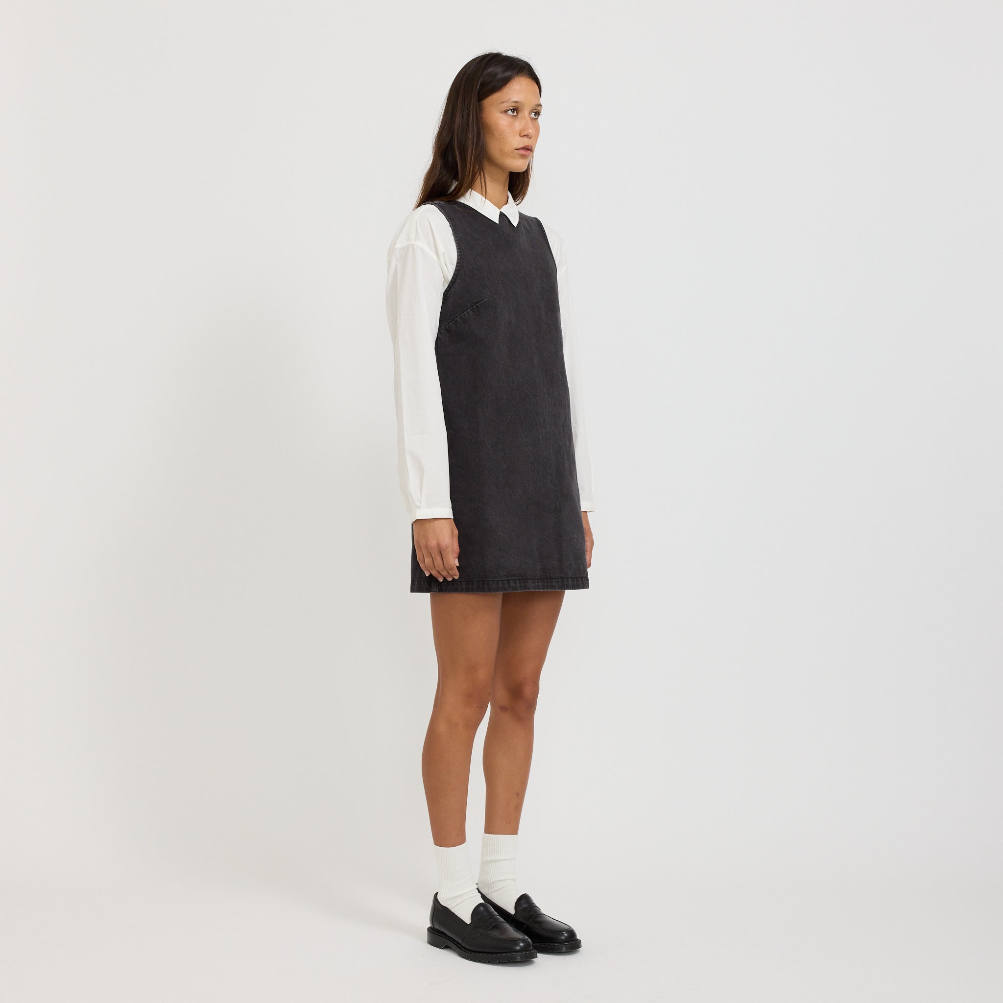Shift Dress Stone Black