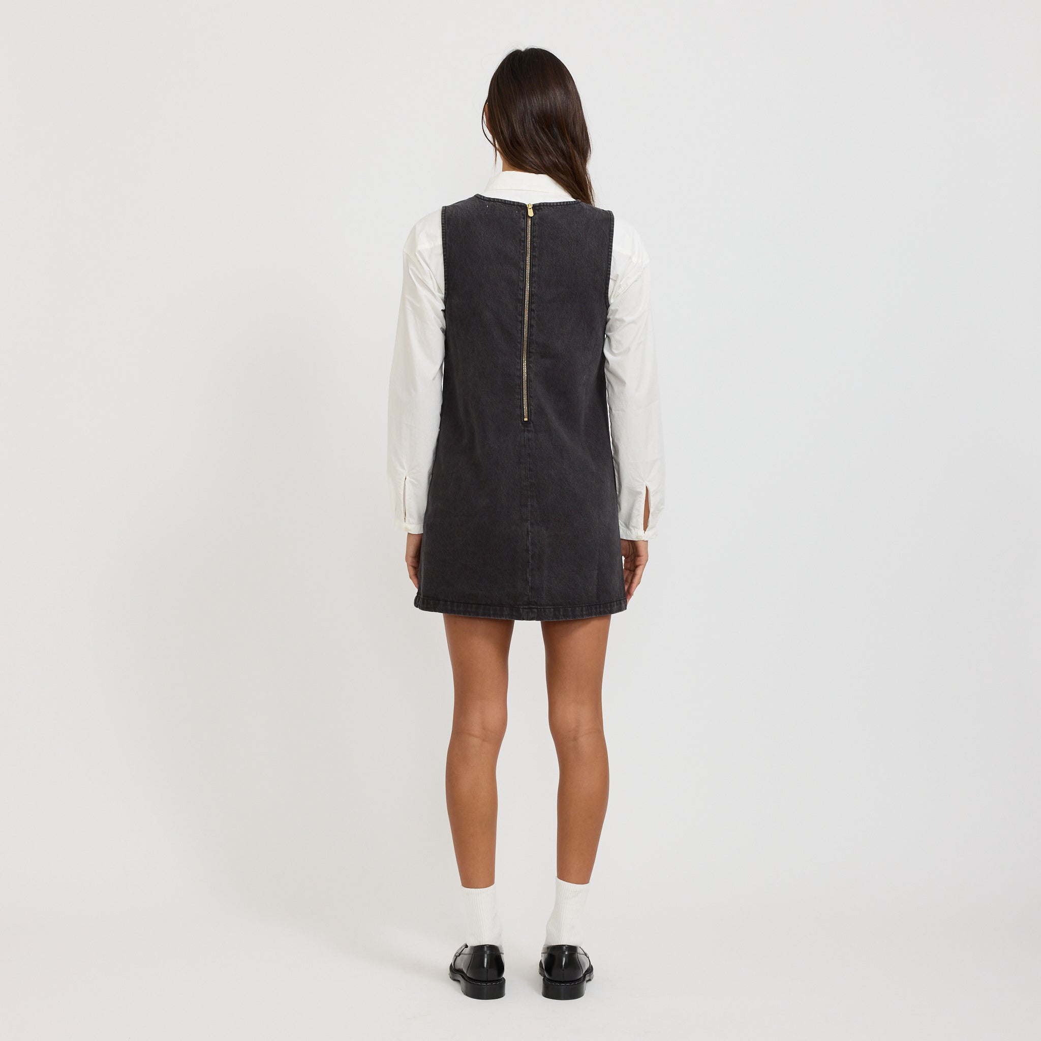Shift Dress Stone Black