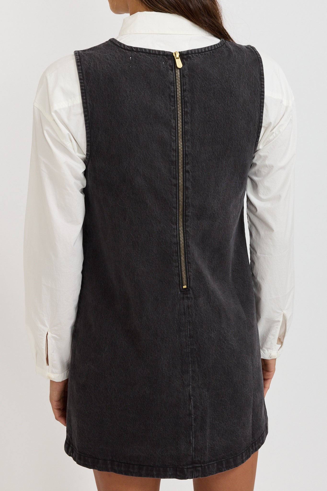 Rollas | Shift Dress Stone Black | Maplestore
