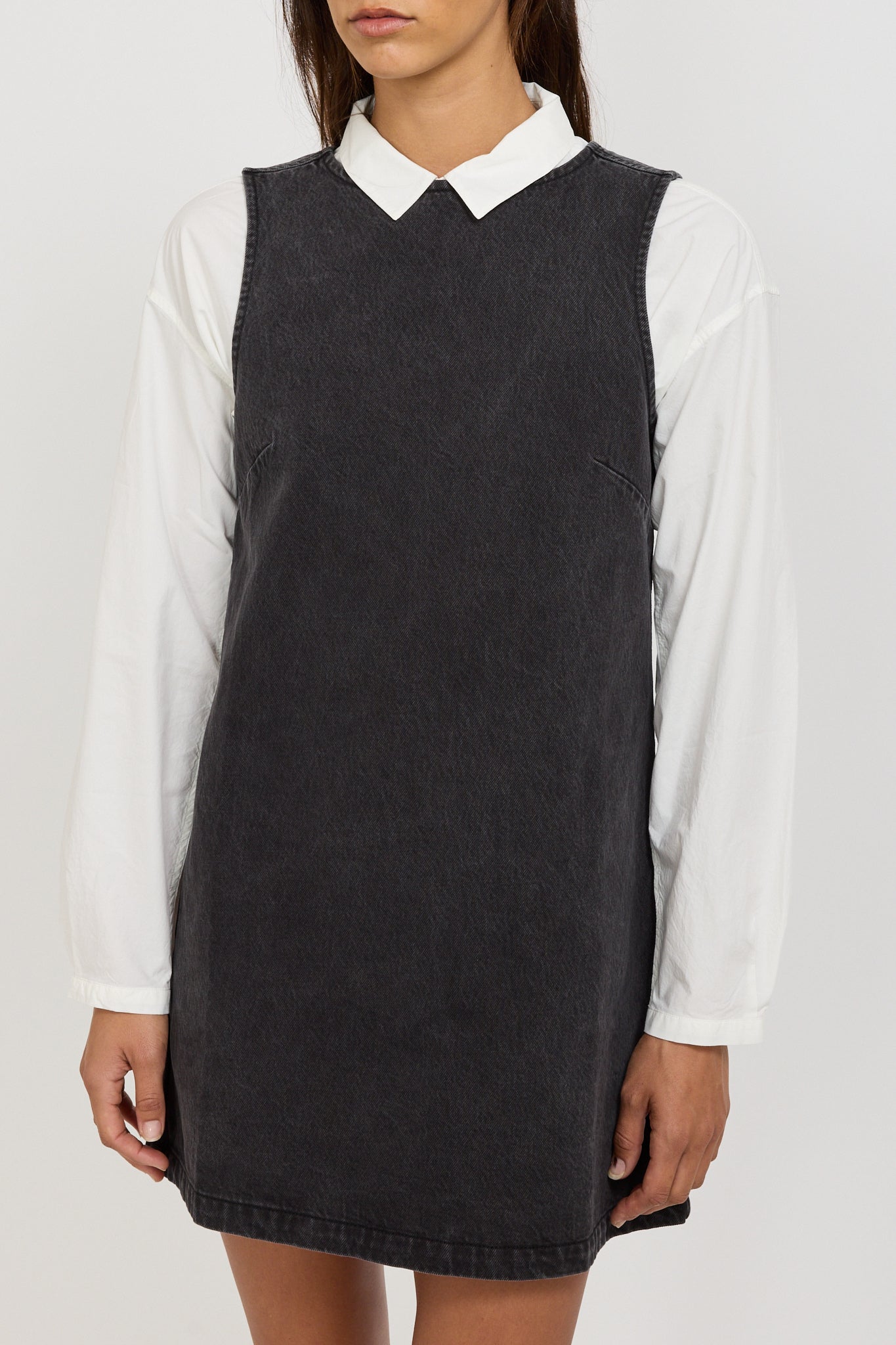 Rollas | Shift Dress Stone Black | Maplestore
