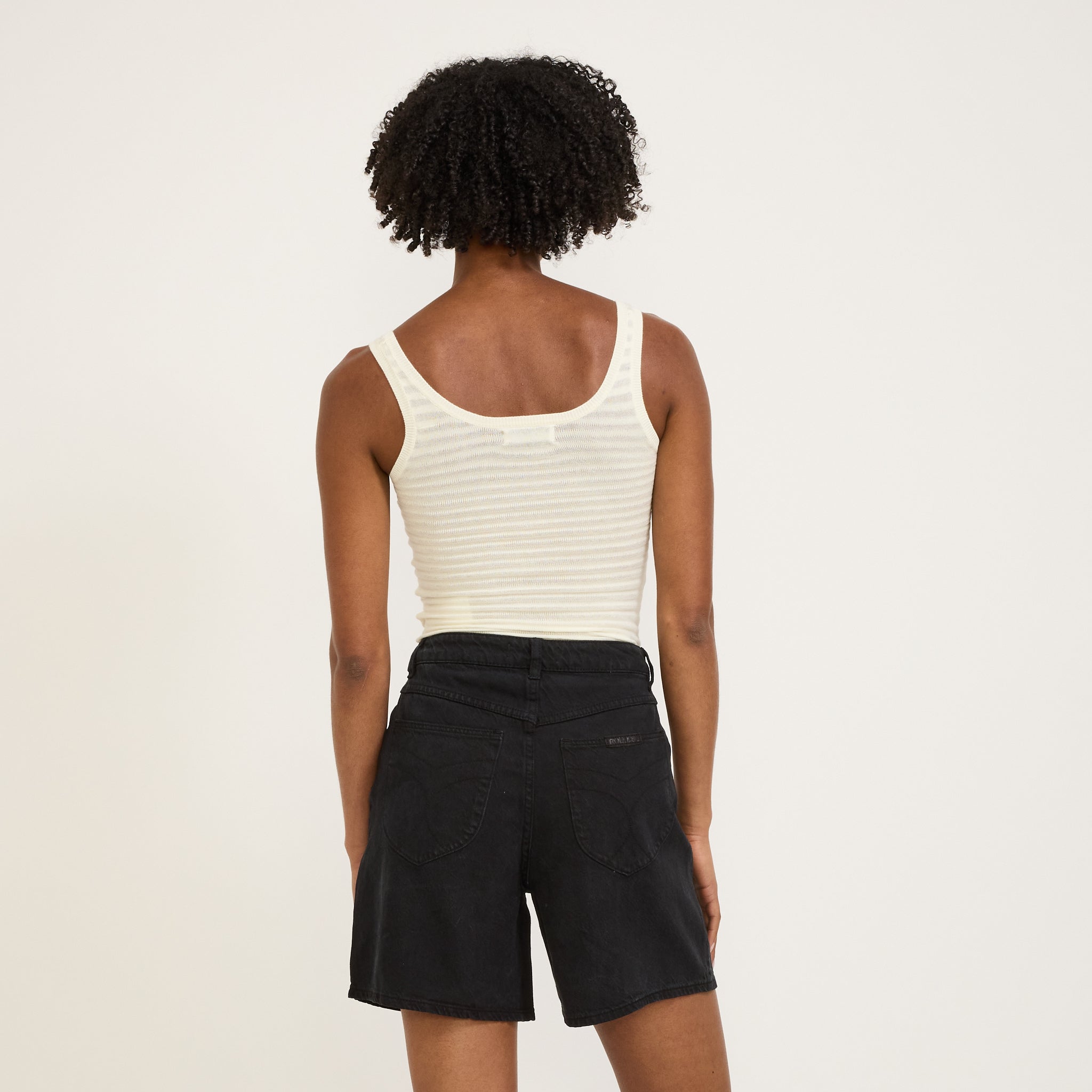 Toni Tank Edgar Knit White