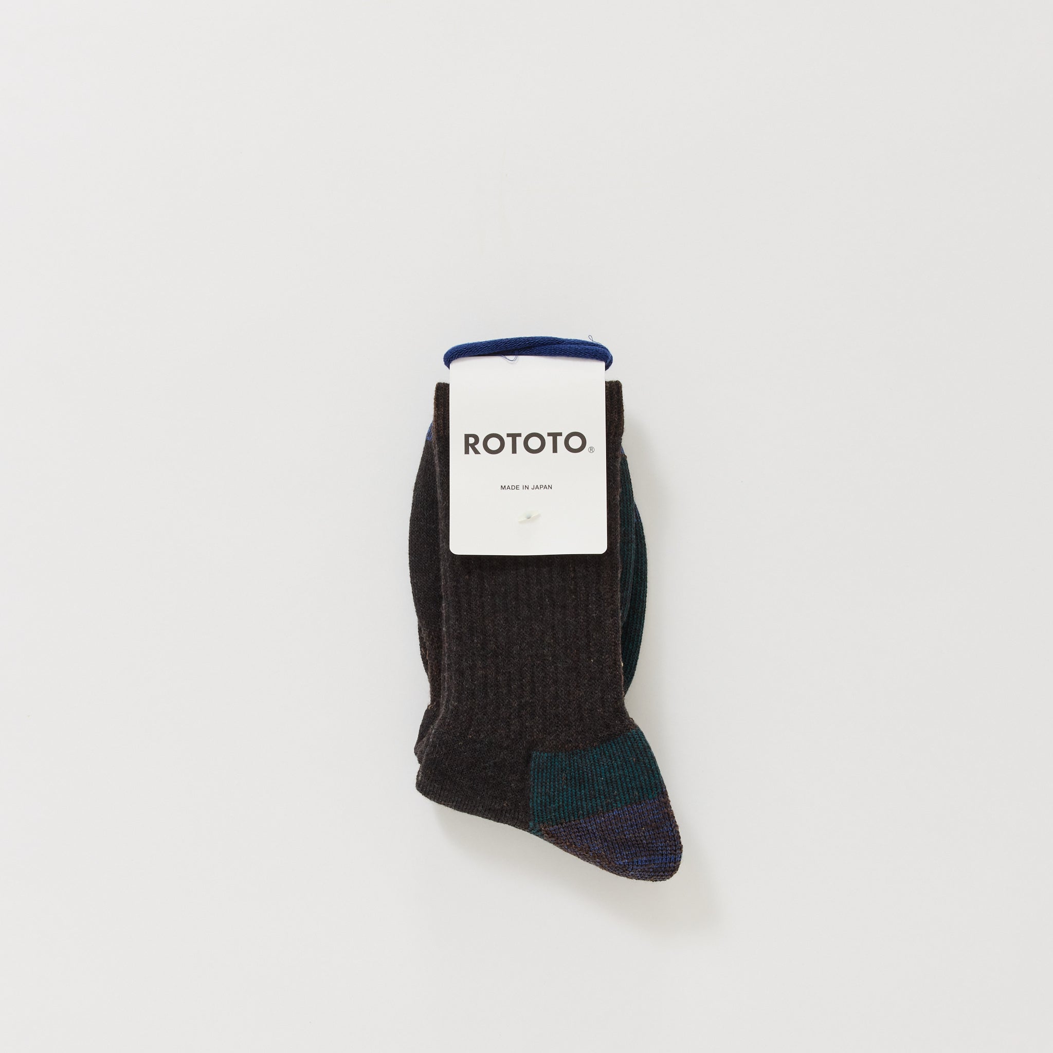 Double Face Socks Dark Brown