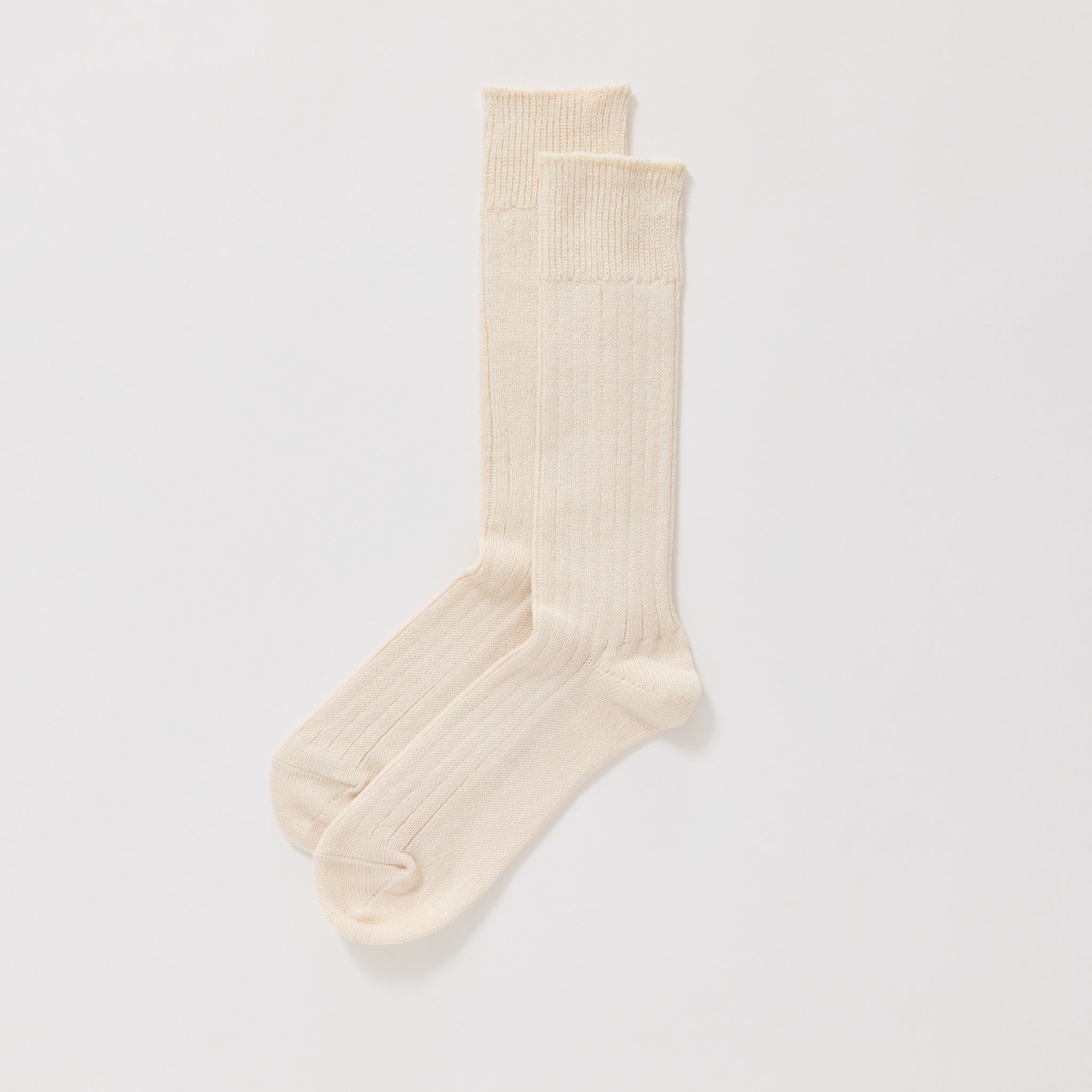 Linen Cotton Crew Ecru